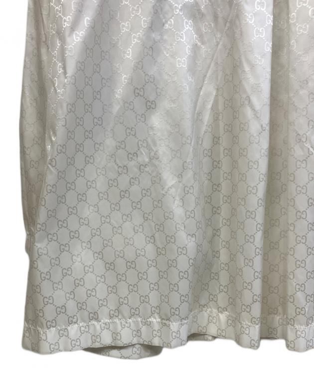 美品　GUCCI グッチ　ナイロンジャケット　アイボリー　サイズ40 中古・古着通販】GUCCI (グッチ) ナイロンジャケット ホワイト サイズ