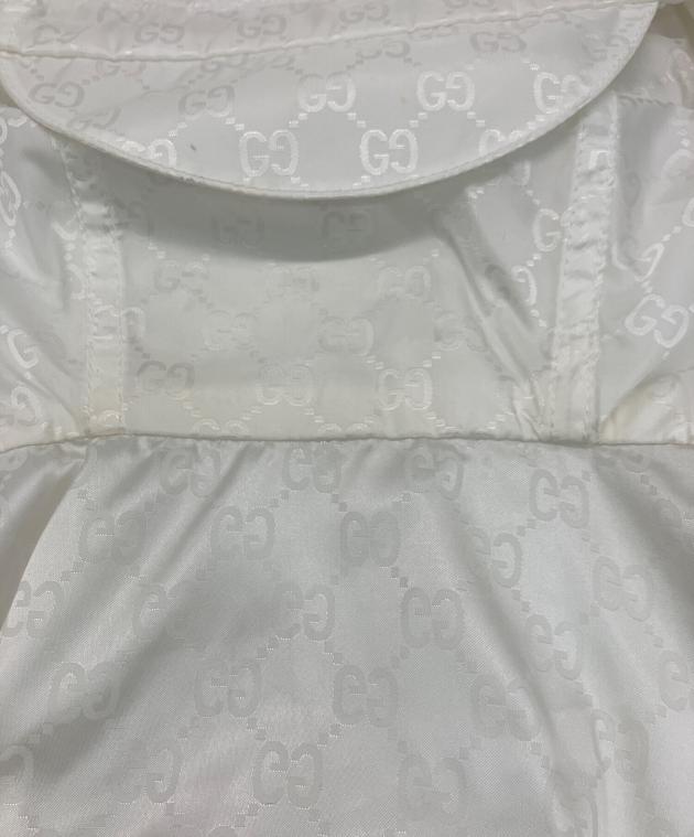中古・古着通販】GUCCI (グッチ) ナイロンジャケット ホワイト サイズ