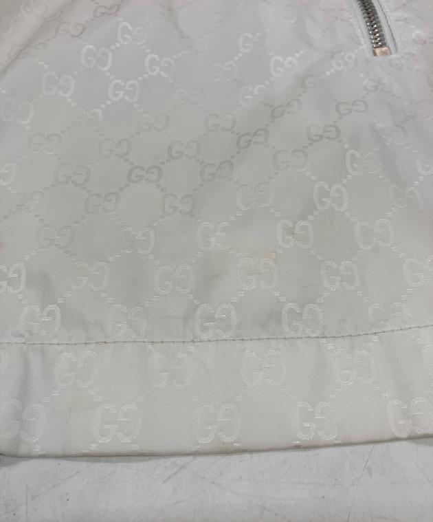 中古・古着通販】GUCCI (グッチ) ナイロンジャケット ホワイト サイズ