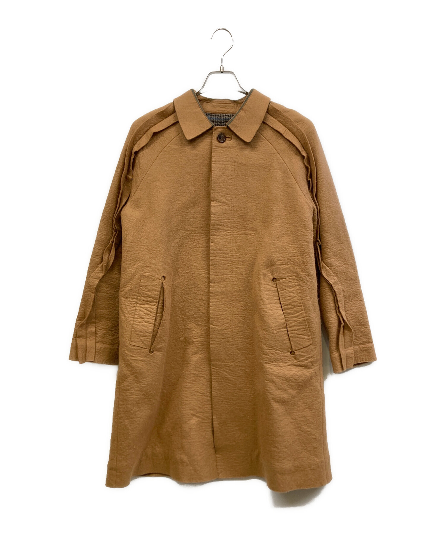 中古・古着通販】UNDERCOVER (アンダーカバー) ウールコート ブラウン