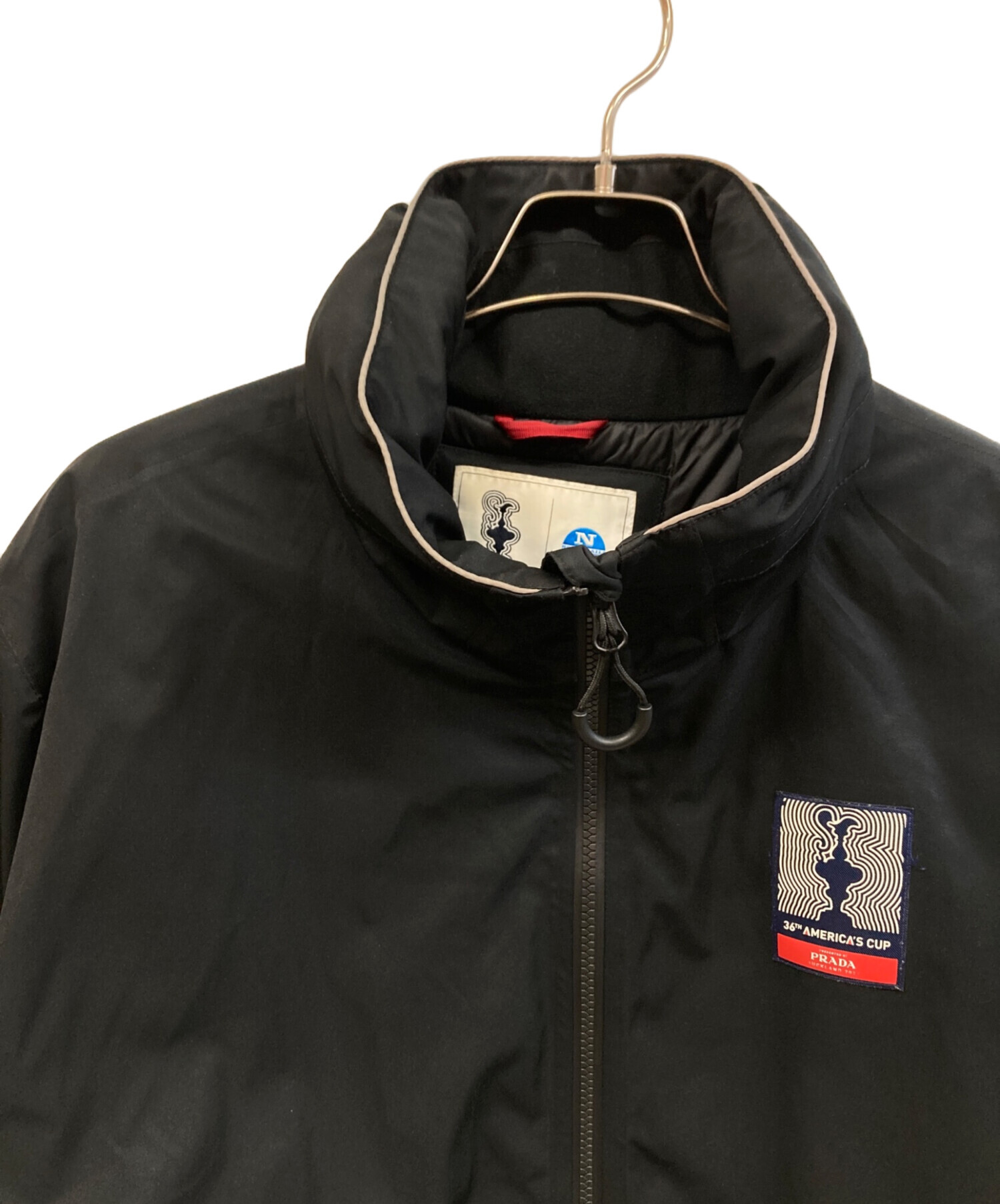 【公式販売終了品】NARVA スロー 130×180cm ブラック　綿100% 中古・古着通販】PRADA (プラダ) NORTH SAILS (ノース セール