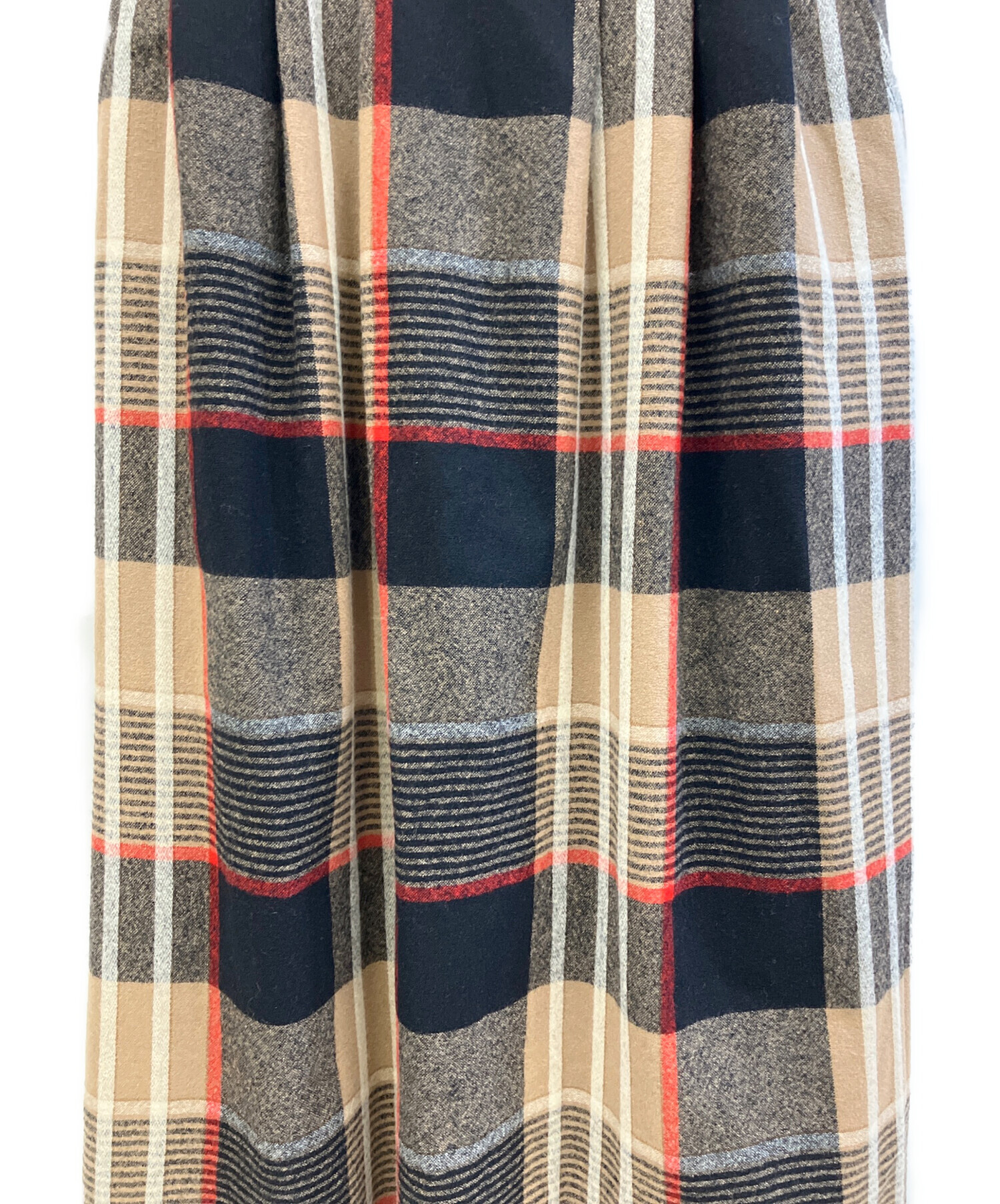 中古・古着通販】PENDLETON (ペンドルトン) チェックスカート ブラウン 