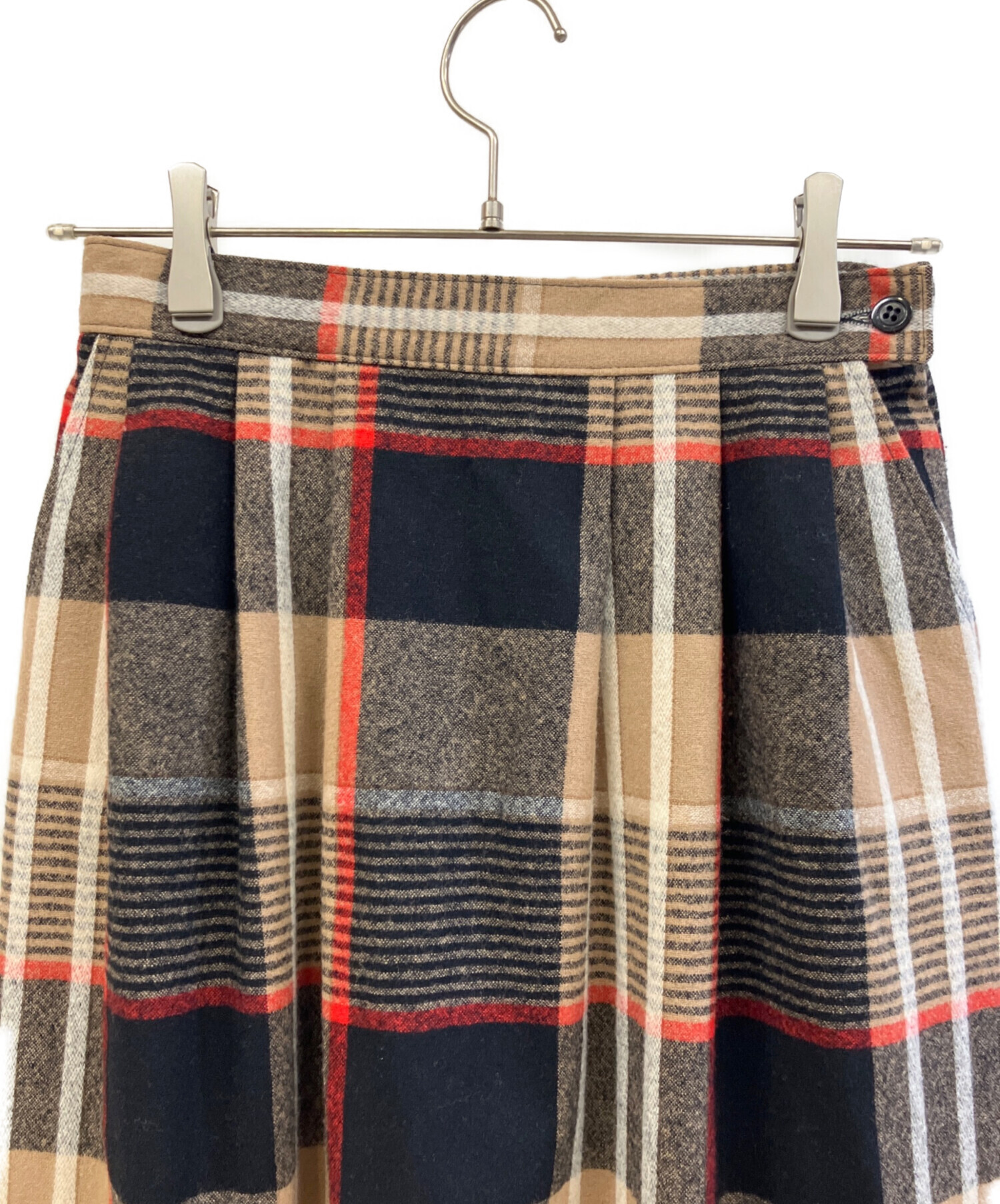 中古・古着通販】PENDLETON (ペンドルトン) チェックスカート ブラウン