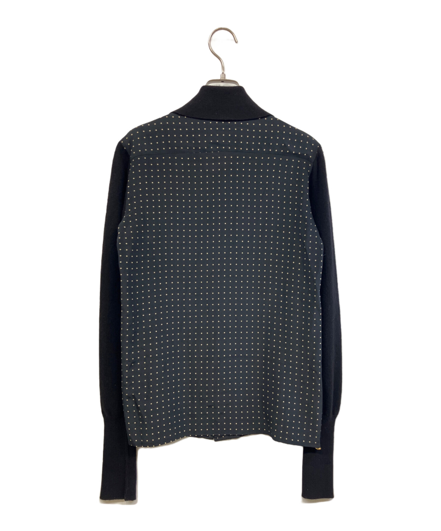 中古・古着通販】CHANEL (シャネル) 長袖ブラウス ブラック サイズ:34