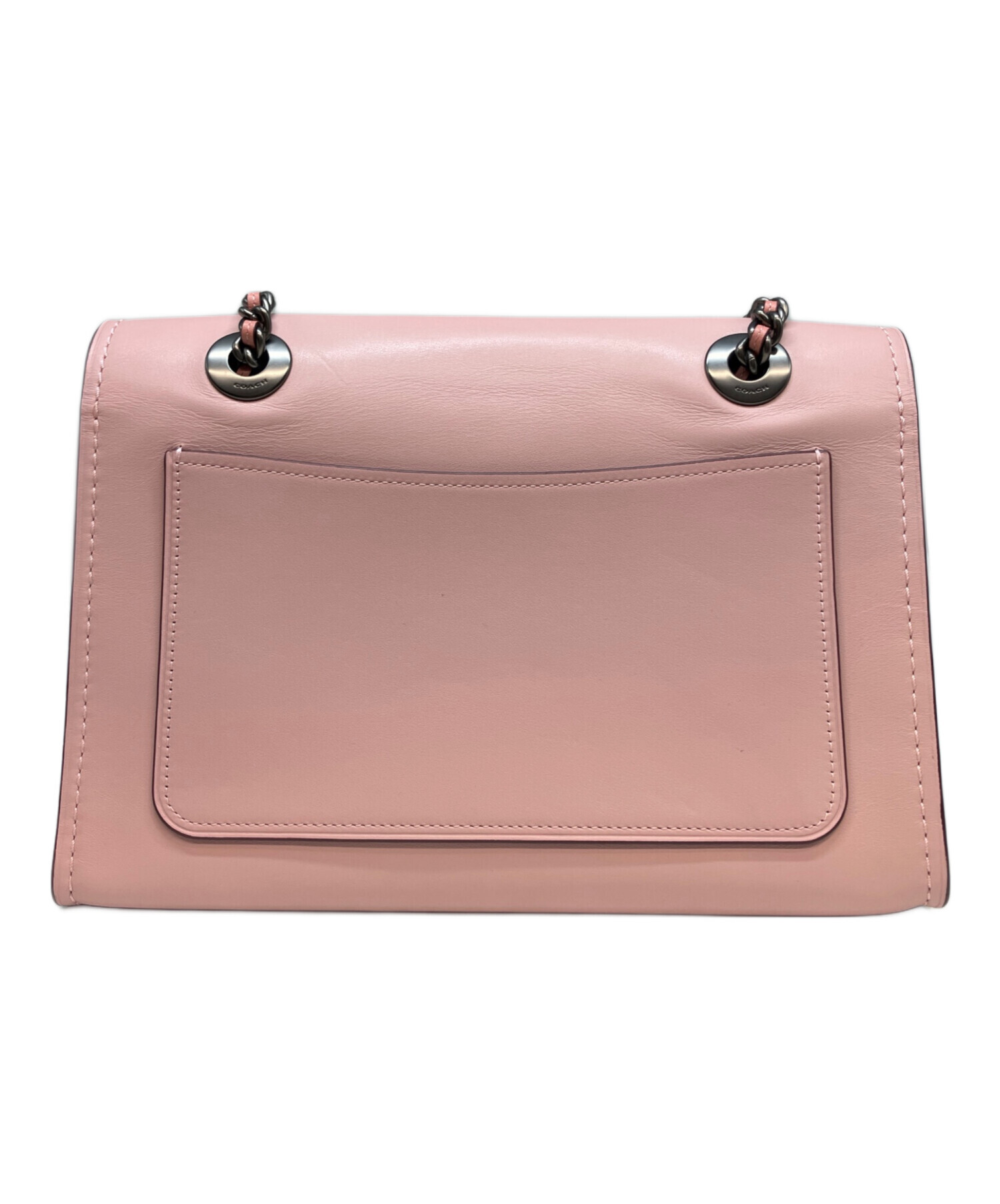 中古・古着通販】COACH (コーチ) ワンショルダーバッグ ピンク 中古・古着通販】COACH (コーチ) ワンショルダーバッグ ピンク