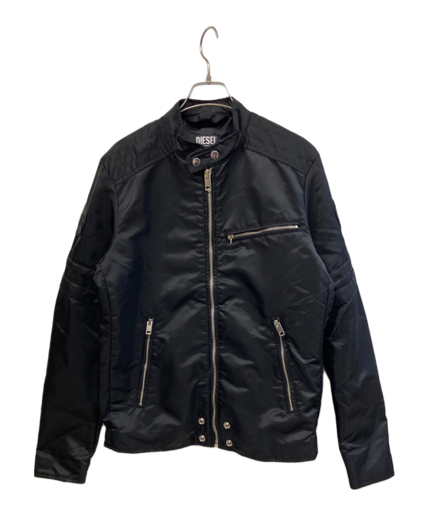 中古・古着通販】DIESEL (ディーゼル) ライダースジャケット ブラック 