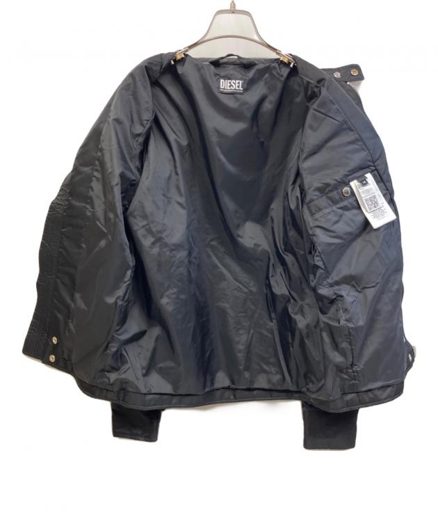 中古・古着通販】DIESEL (ディーゼル) ライダースジャケット ブラック