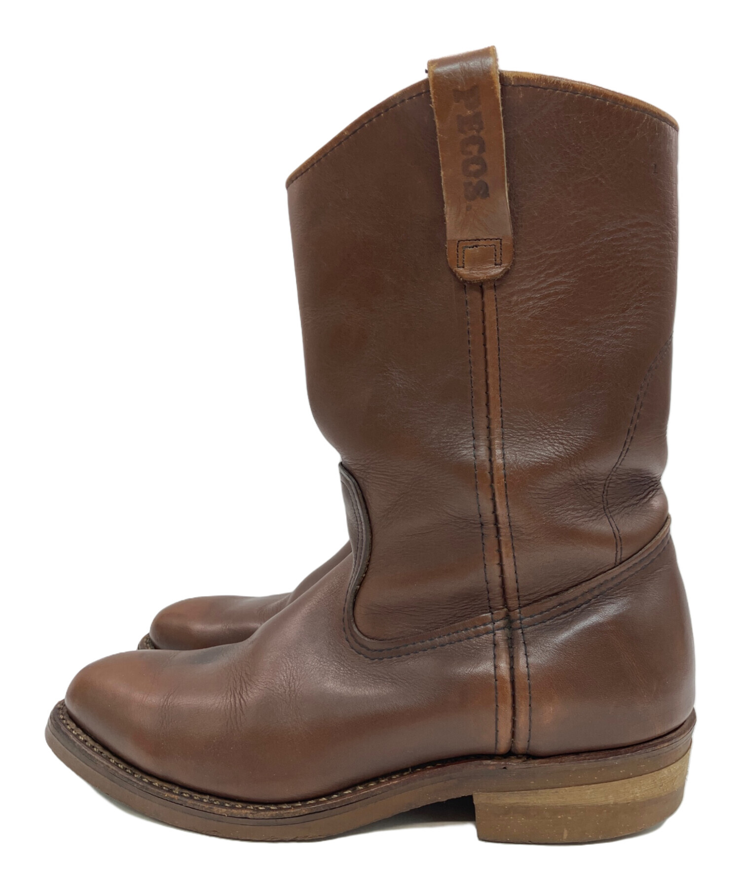中古・古着通販】RED WING (レッドウィング) ペコスブーツ ブラウン 
