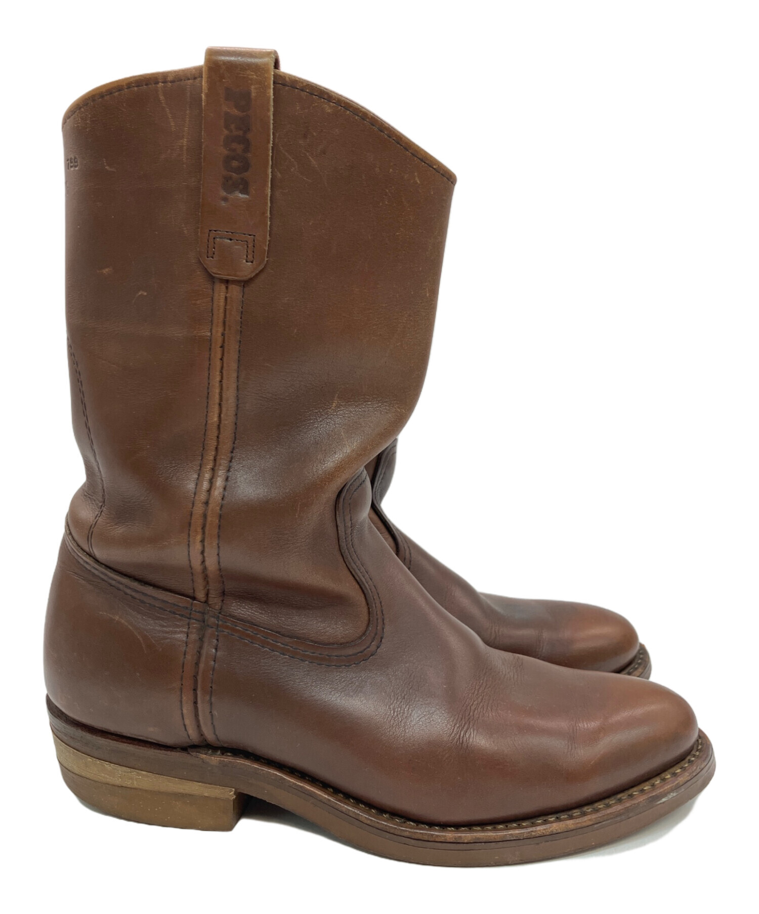 中古・古着通販】RED WING (レッドウィング) ペコスブーツ ブラウン 