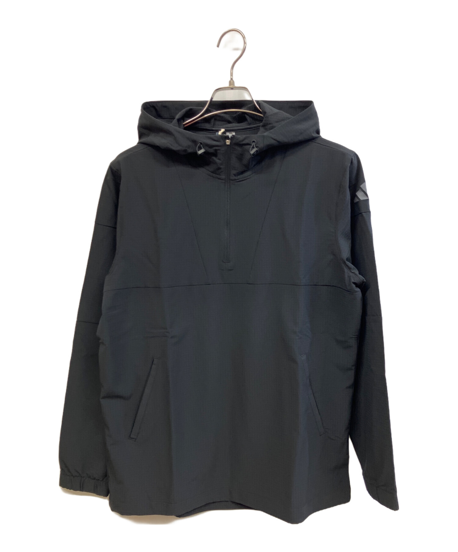 中古・古着通販】adidas (アディダス) アノラックパーカー ブラック