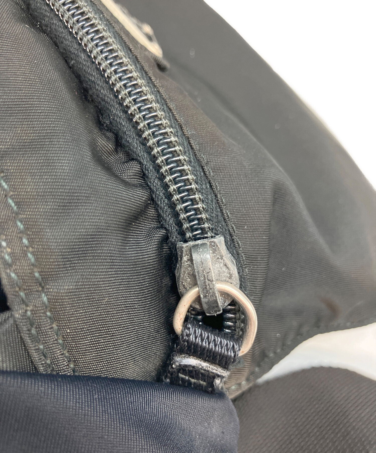 中古・古着通販】PRADA (プラダ) ナイロンサコッシュ ブラック