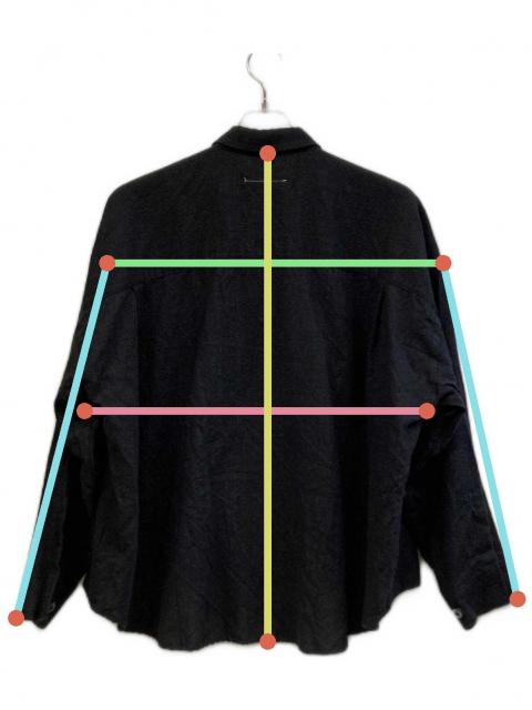 一度着用のみ美品Maison Margielaシースルー切り替えブラウス40 中古・古着通販】MM6 Maison Margiela (エムエムシックスメゾン