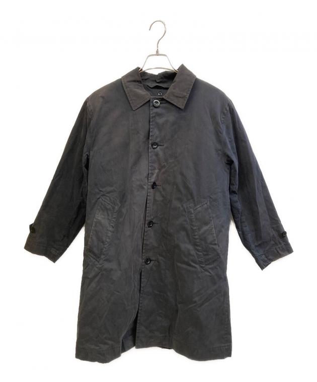 中古・古着通販】MHL (エムエイチエル) ステンカラーコート ブラック