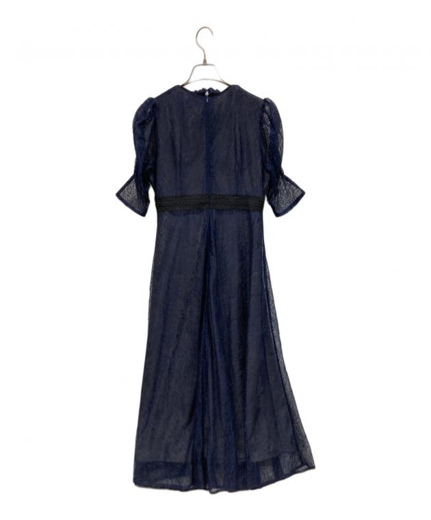 Leja 半袖ワンピース 中古・古着通販】LeJa (レジャ) 半袖ワンピース ネイビー サイズ:M
