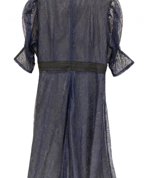 中古・古着通販】LeJa (レジャ) 半袖ワンピース ネイビー サイズ:M