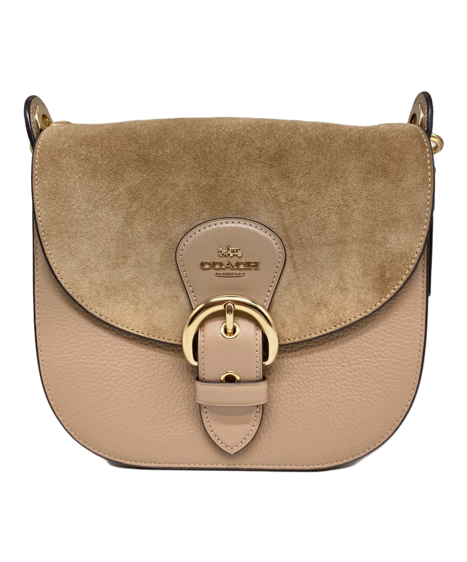 中古・古着通販】COACH (コーチ) 2WAYショルダーバッグ ベージュ
