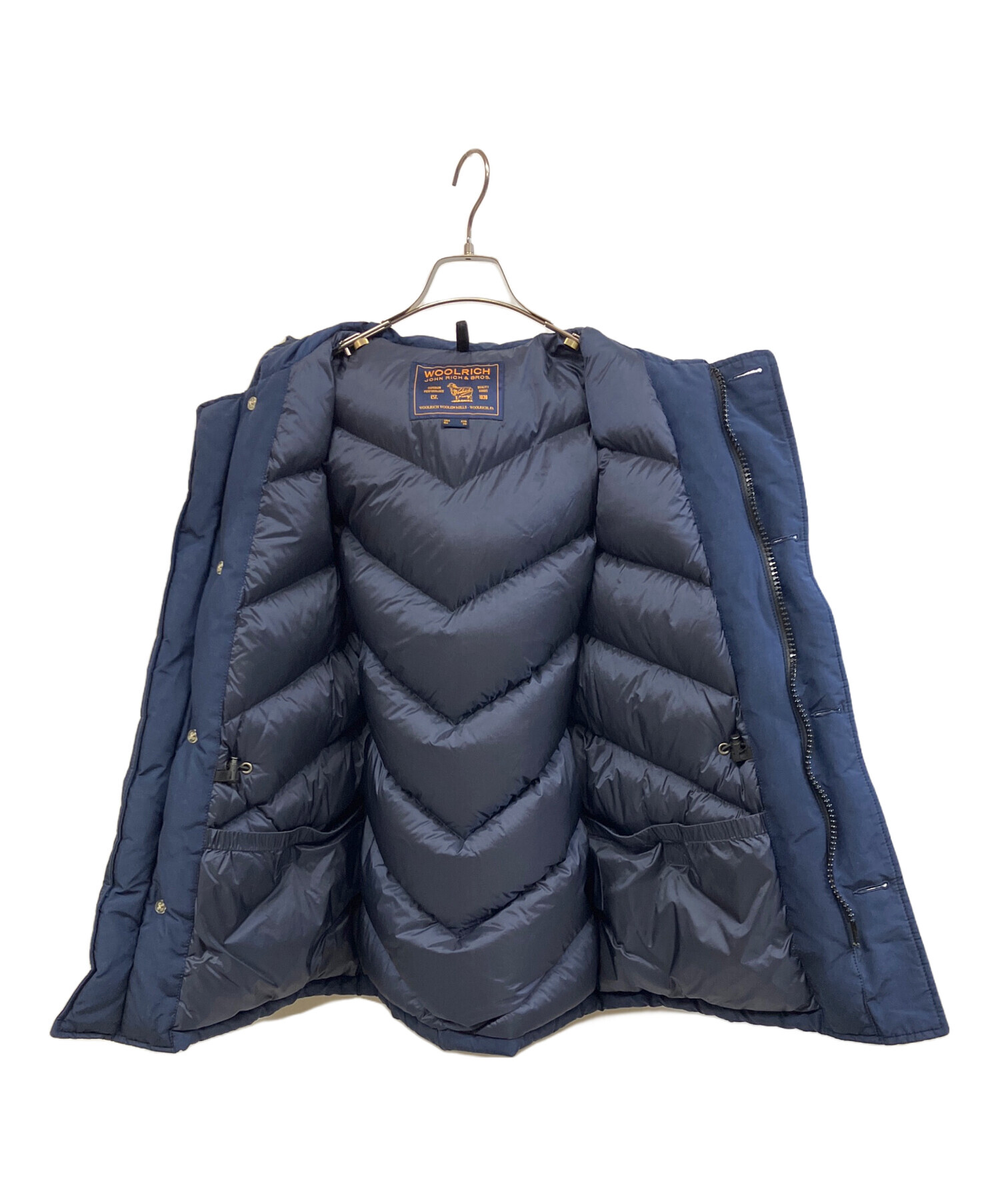 Woolrich ネイビー ダウンジャケット 中古・古着通販】WOOLRICH (ウールリッチ) ダウンジャケット ネイビー