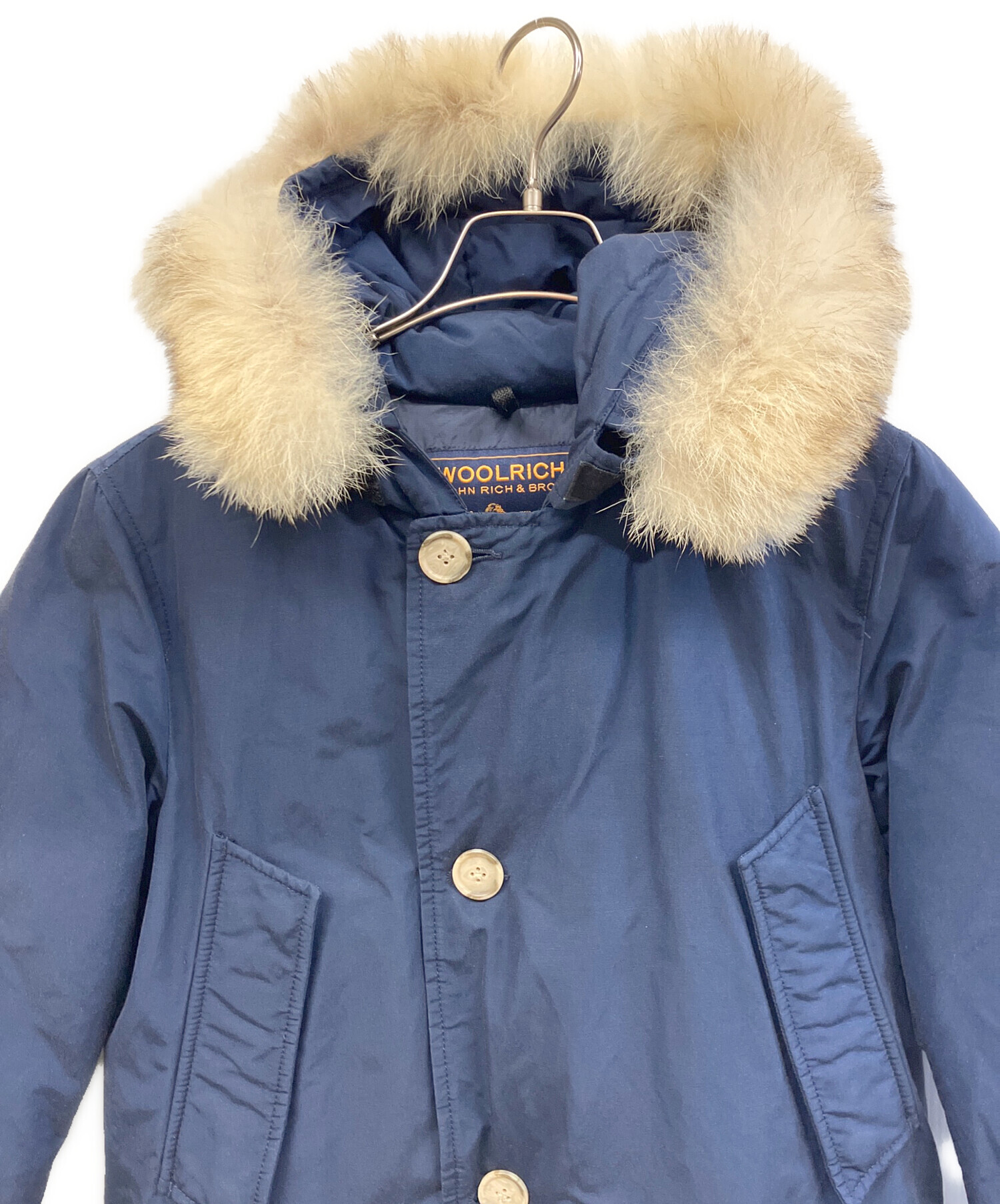 中古・古着通販】WOOLRICH (ウールリッチ) ダウンジャケット ネイビー