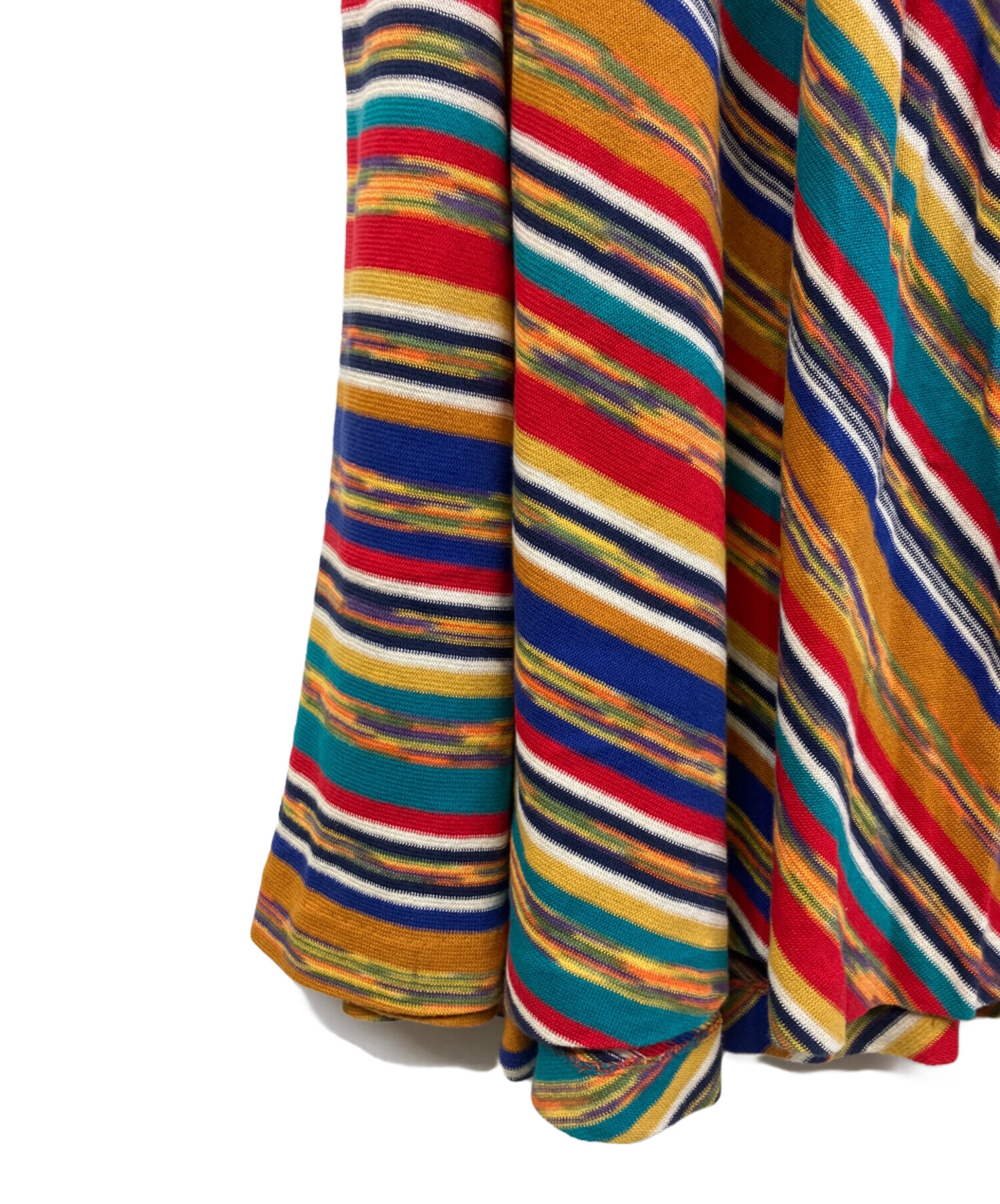 MISSONI ミッソーニ ストライプ マルチカラースカート ロングスカート 中古・古着通販】MISSONI (ミッソーニ) ロングスカート マルチカラー