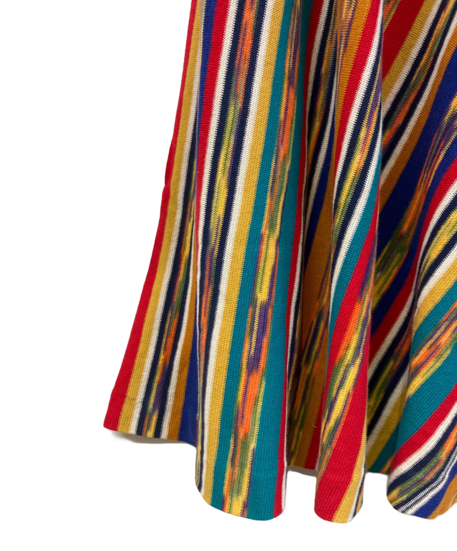 新品未使用 MISSONI ニットスカート 波柄 ゴールド系 マルチカラー 中古・古着通販】MISSONI (ミッソーニ) ロングスカート マルチカラー