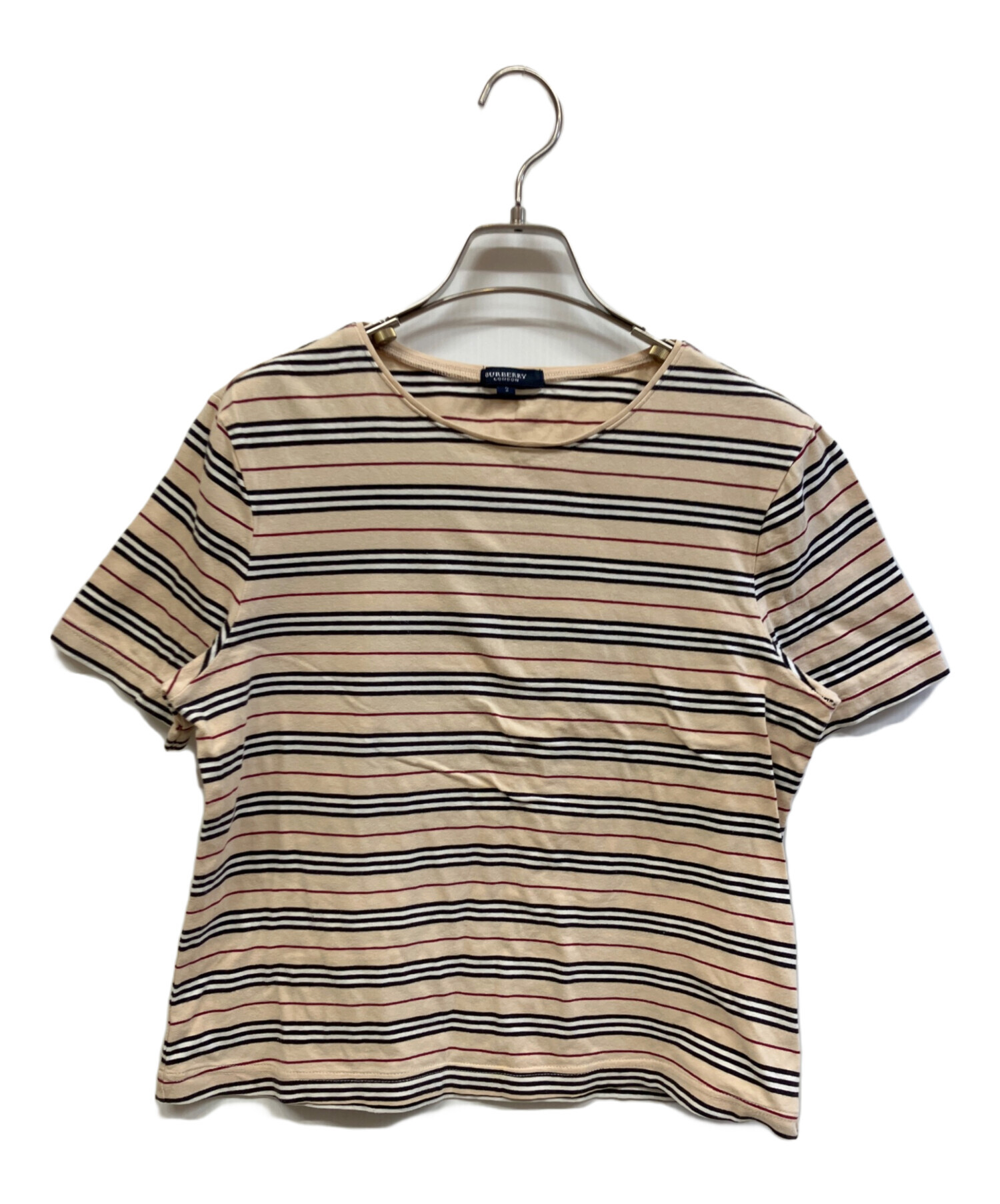 中古・古着通販】BURBERRY (バーバリー) 半袖Tシャツ ベージュ サイズ 