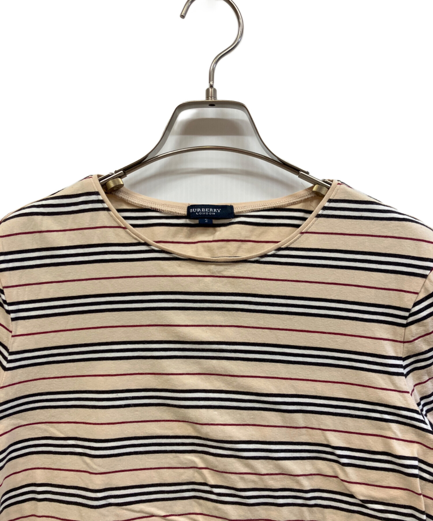 中古・古着通販】BURBERRY (バーバリー) 半袖Tシャツ ベージュ サイズ 