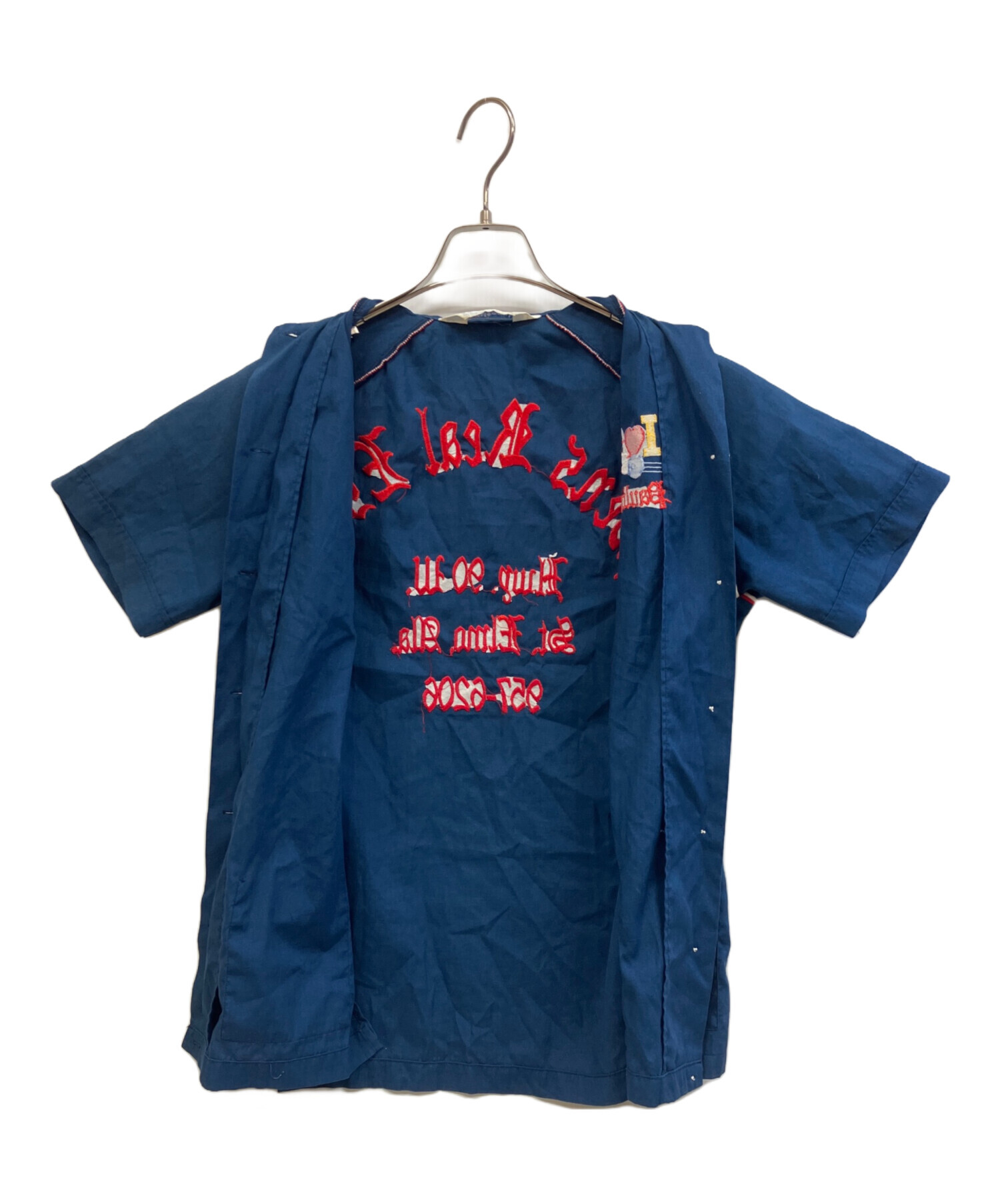 中古・古着通販】Hilton (ヒルトン) ボーリングシャツ ブルー サイズ