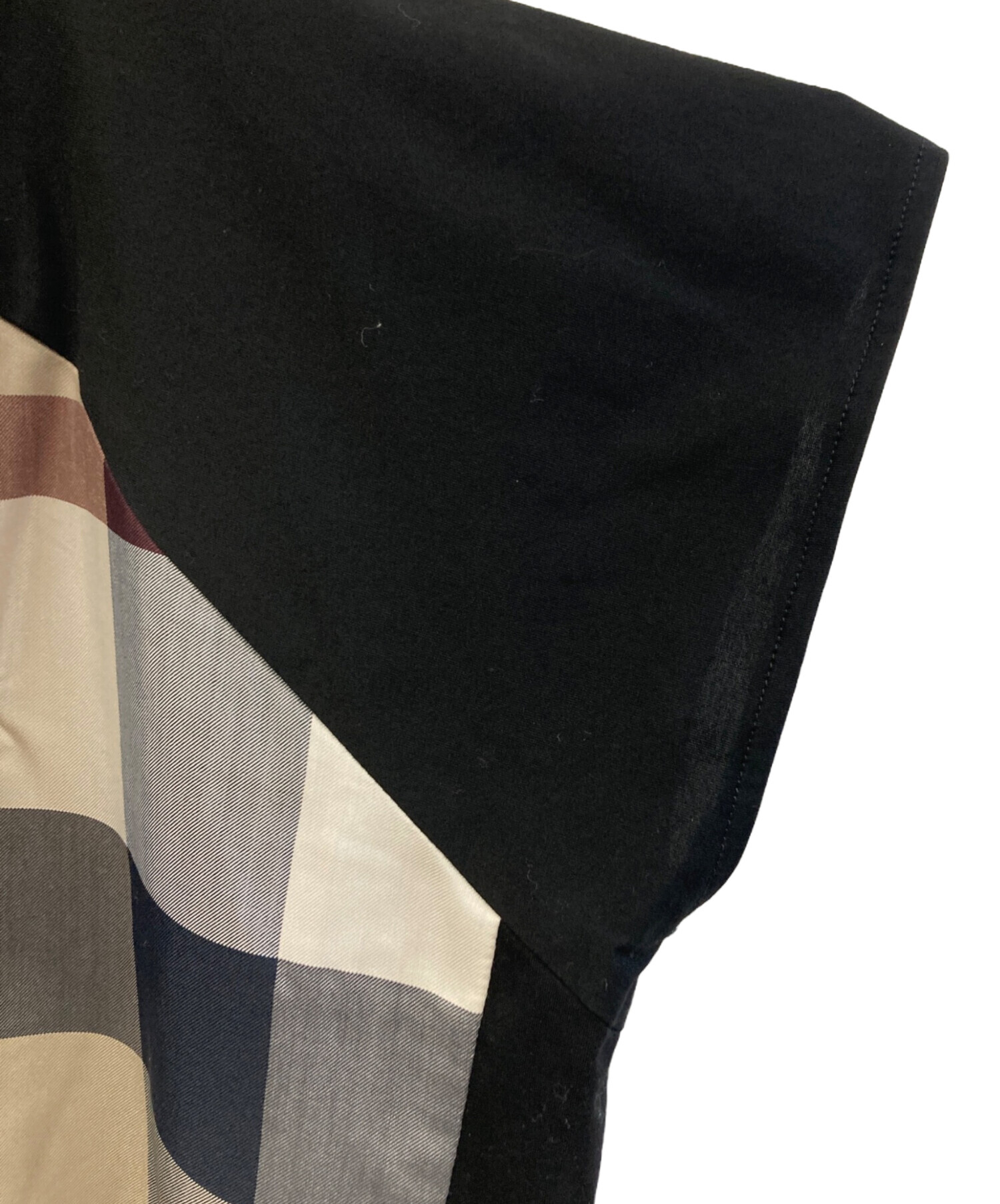 【美品】BURBERRY BLUE LABEL　カットソー　ブラック　サイズ38 中古・古着通販】BURBERRY BLUE LABEL (バーバリー ブルー レーベル