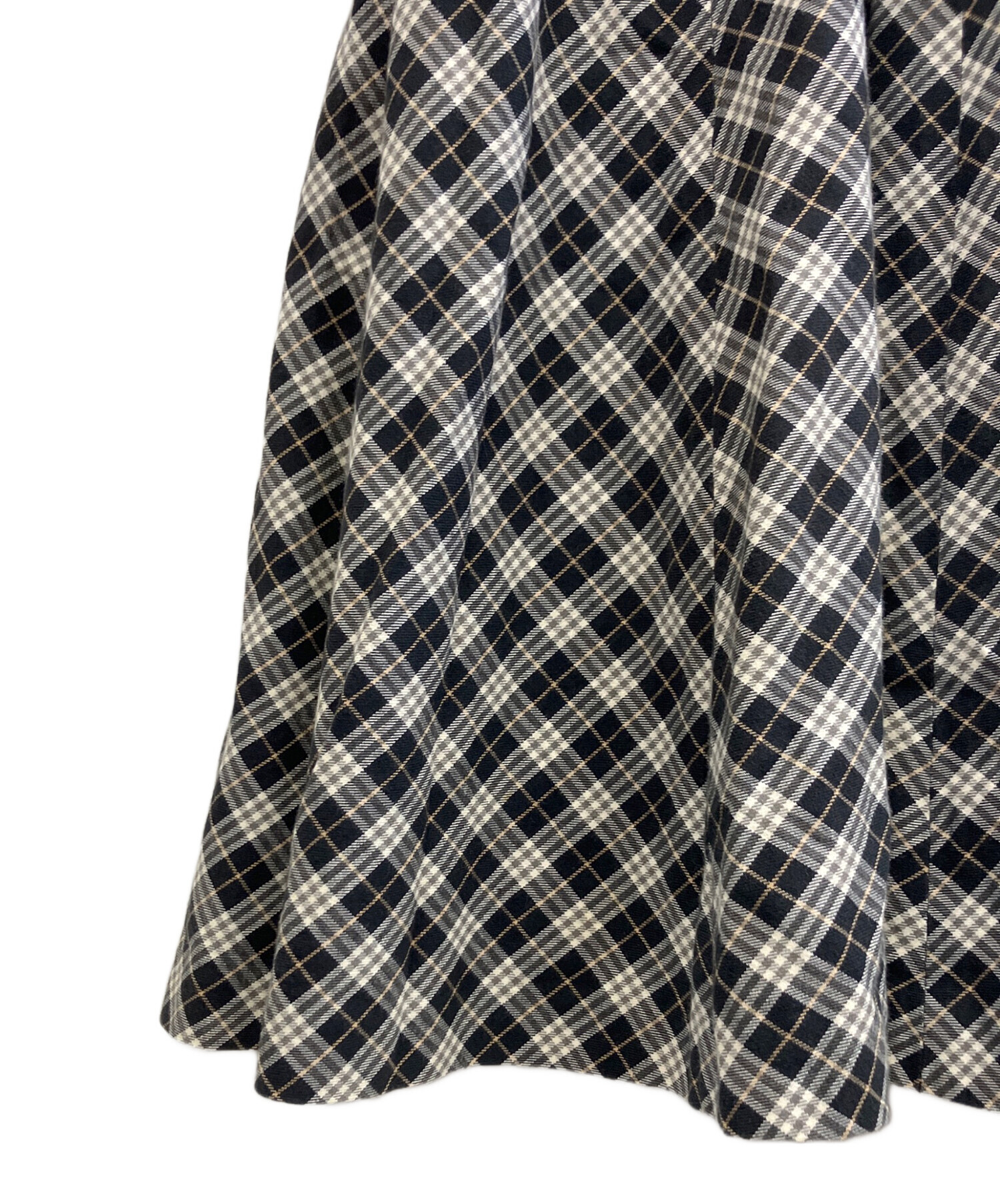 BURBERRY Bluelabel ワンピース ブラック ホースロゴ バーバリーブルーレーベル ワンピース ノバチェック ホースロゴ