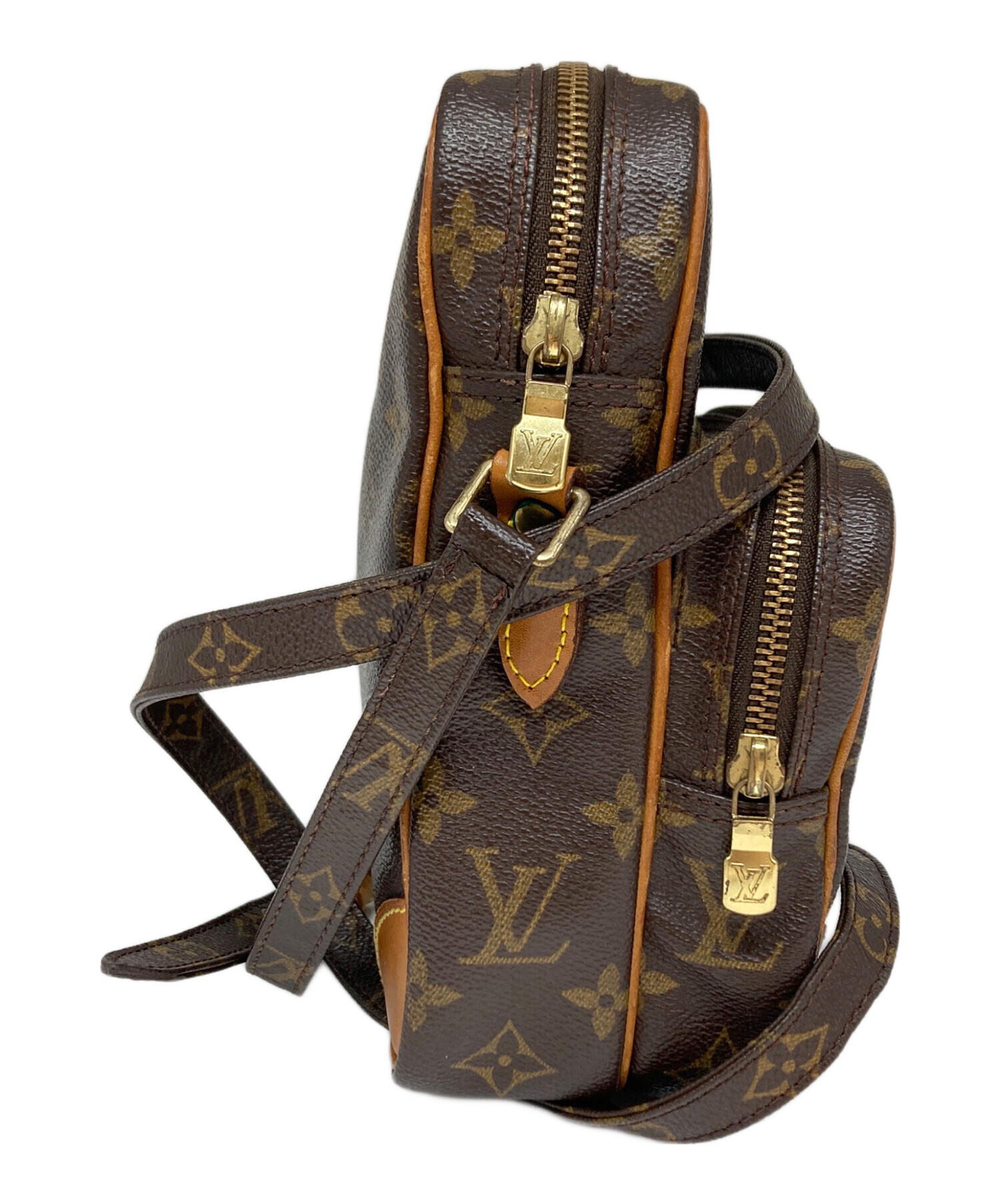 Louis Vuitton ショルダーバッグ ブラウン 中古・古着通販】LOUIS VUITTON (ルイ ヴィトン) ショルダーバッグ
