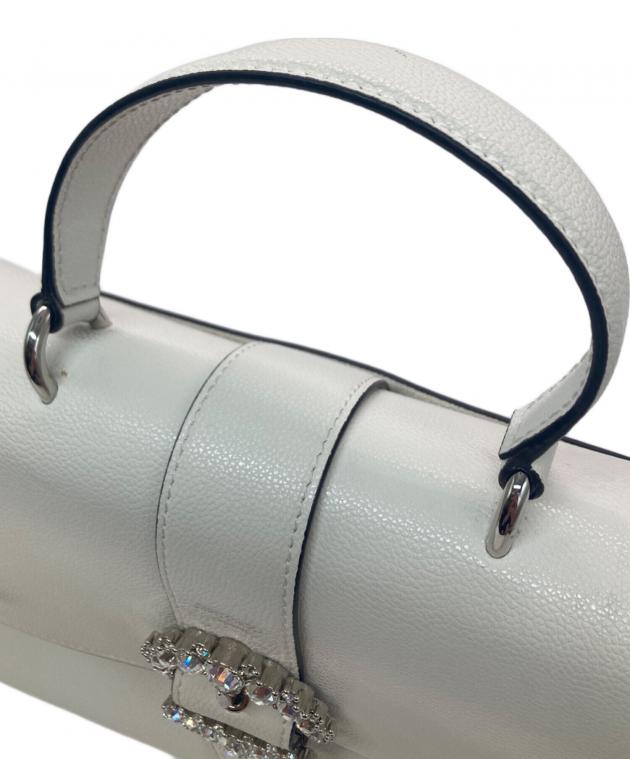中古・古着通販】JIMMY CHOO (ジミーチュウ) 2WAYバッグ ホワイト