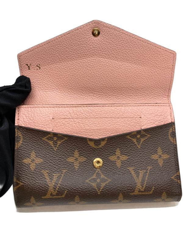 しー子 ルイヴィトン 三つ折財布 USED 中古・古着通販】LOUIS VUITTON (ルイ ヴィトン) 3つ折り財布 ピンク