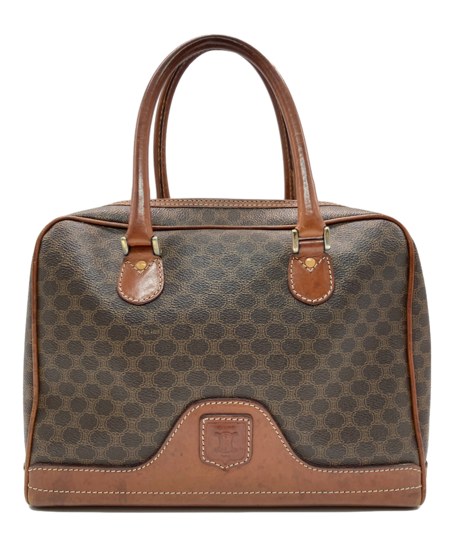中古・古着通販】CELINE (セリーヌ) ハンドバッグ ブラウン｜ブランド 