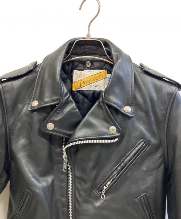 Schott ライダース　36 中古・古着通販】Schott (ショット) レザーライダースジャケット