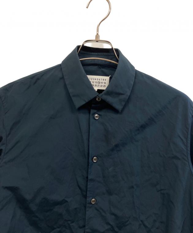 Maison Margiela メゾンマルジェラ カジュアルシャツ M 紺 【古着】【中古】【送料無料】 Maison Margiela（メゾンマルジェラ） | シャツの古着・中古通販
