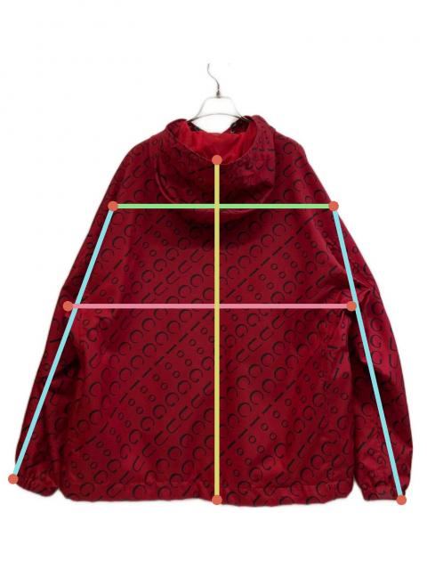 中古・古着通販】GUCCI (グッチ) ウインドブレーカー レッド サイズ:48