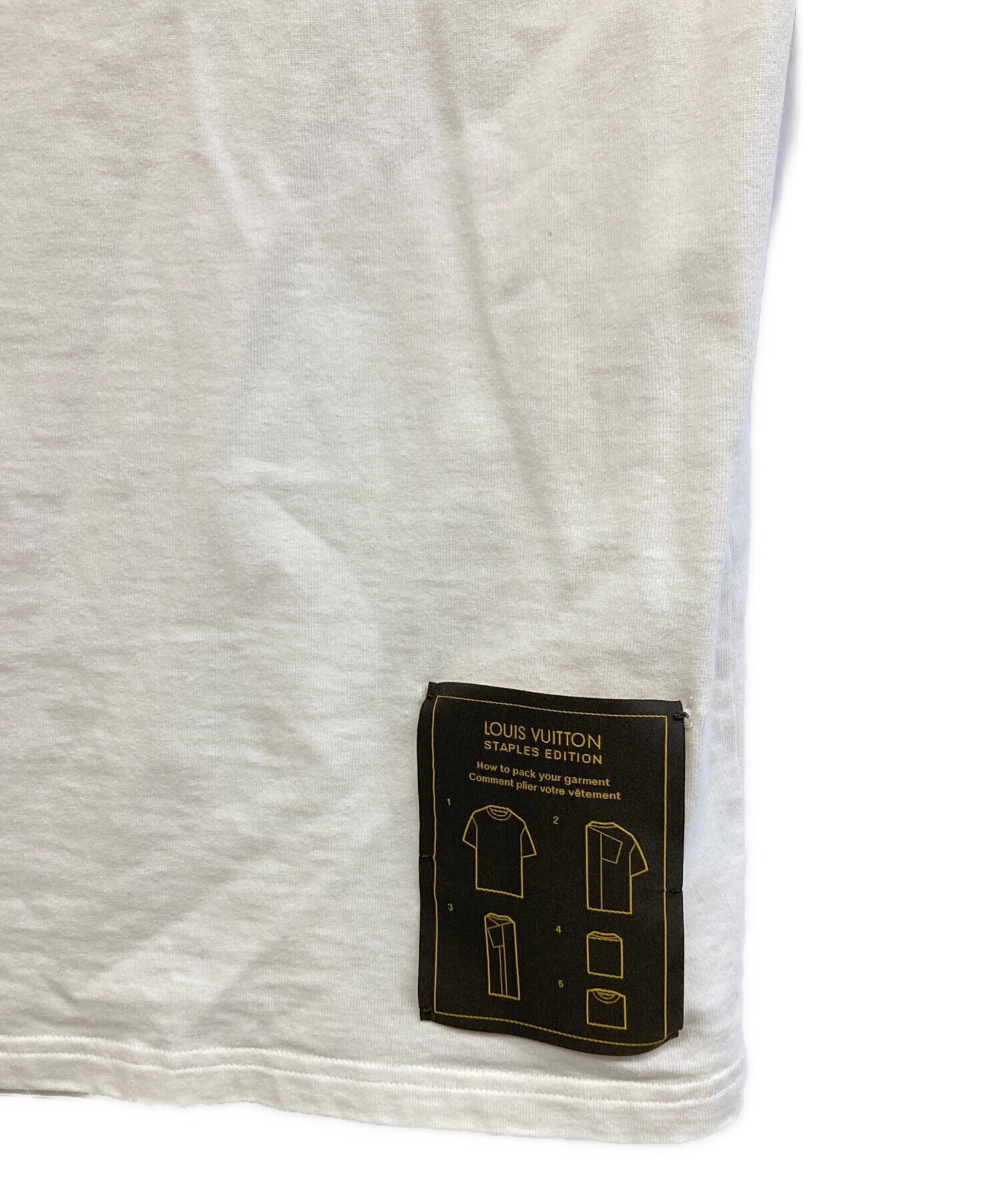 【未使用】ルイヴィトン　コットンシャツ　半袖　M 中古・古着通販】LOUIS VUITTON (ルイ ヴィトン) 半袖Tシャツ ホワイト