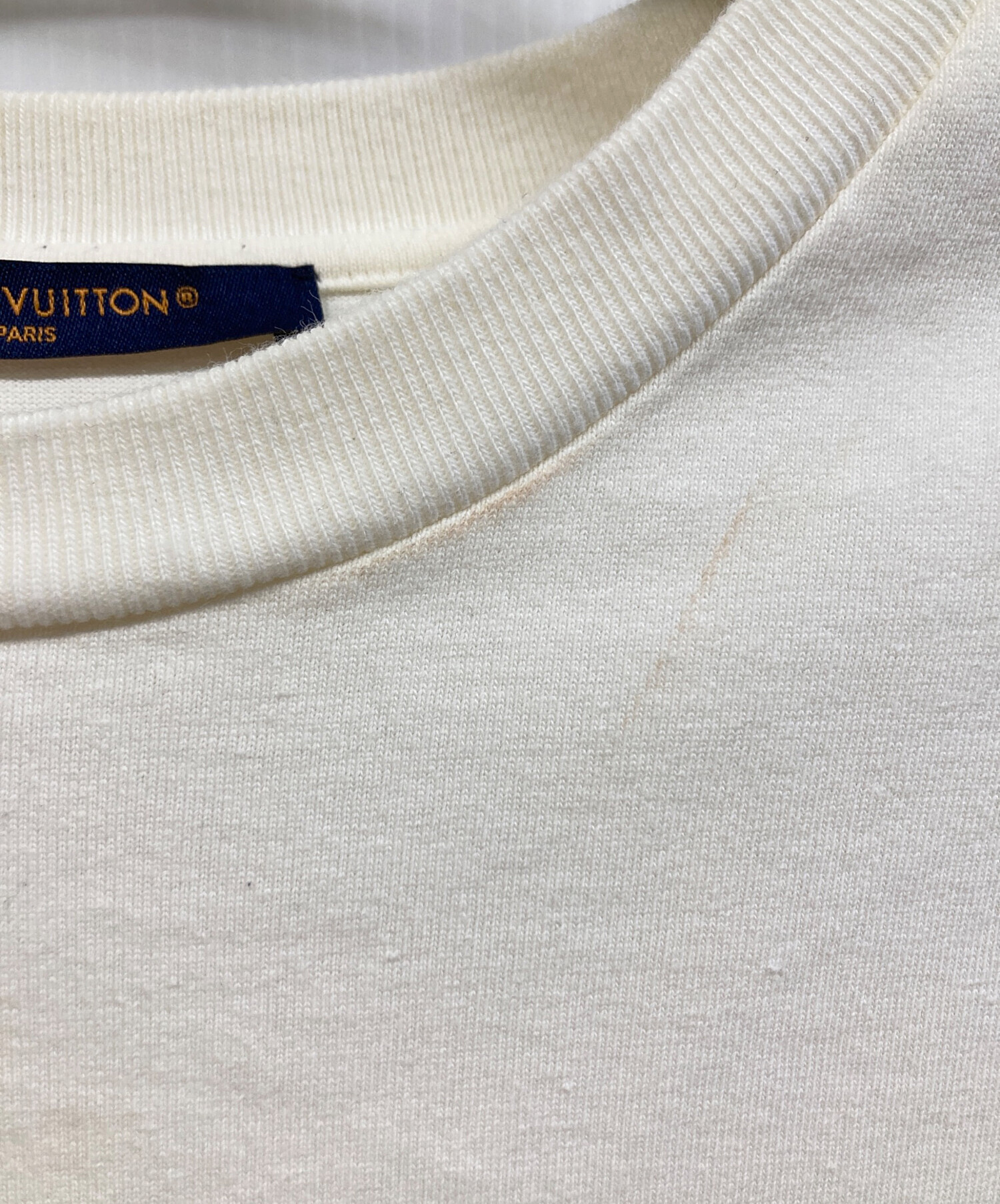 中古・古着通販】LOUIS VUITTON (ルイ ヴィトン) 半袖Tシャツ ホワイト