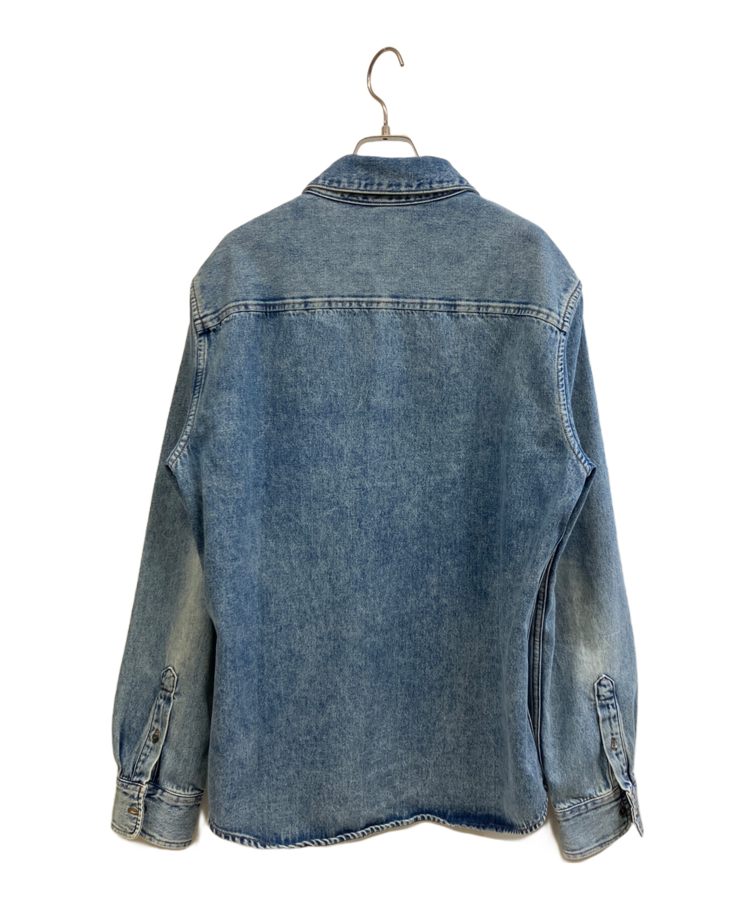 中古・古着通販】ami (アミ) デニムシャツ インディゴ サイズ:M