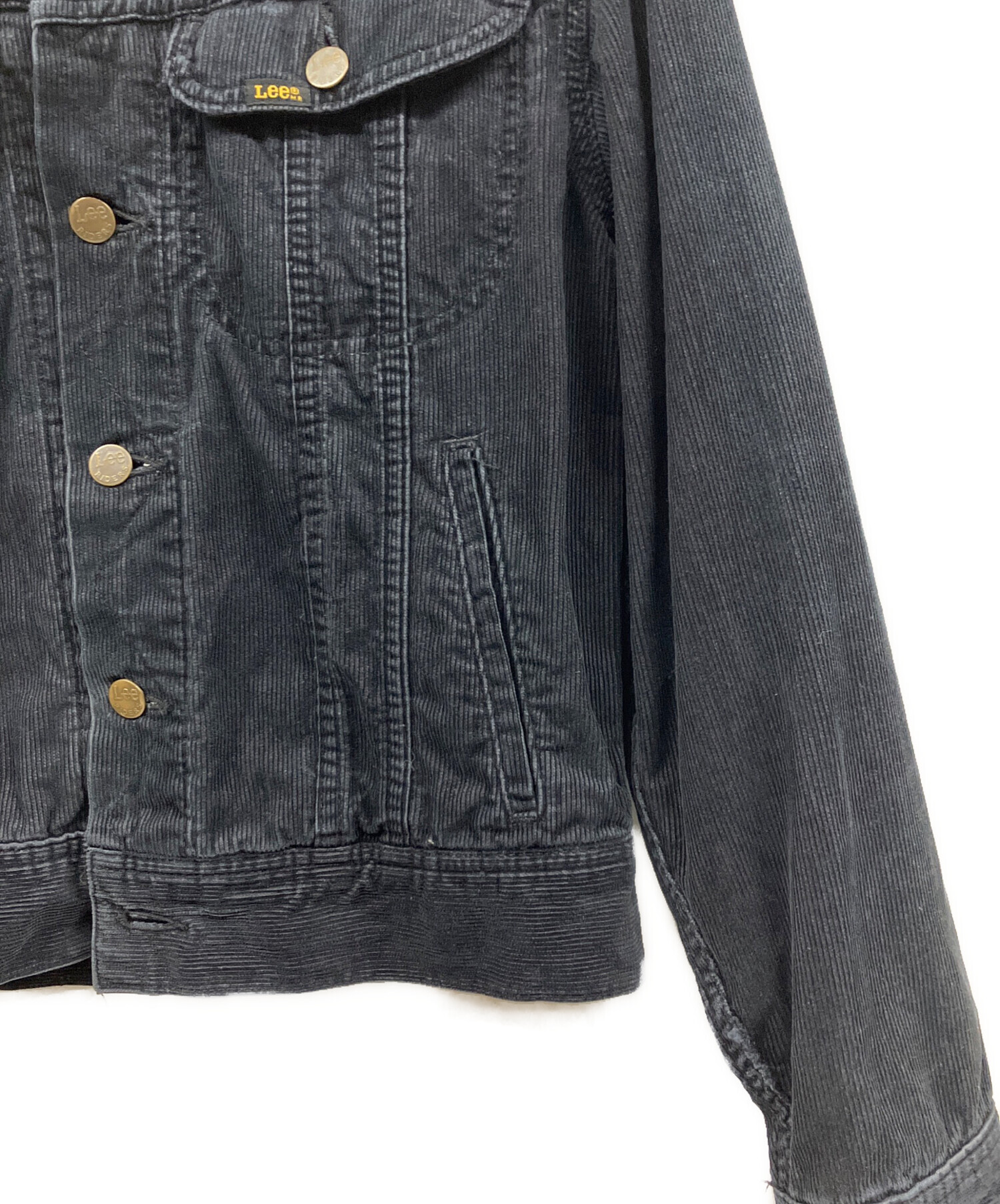 中古・古着通販】LEE (リー) コーデュロイジャケット ブラック サイズ
