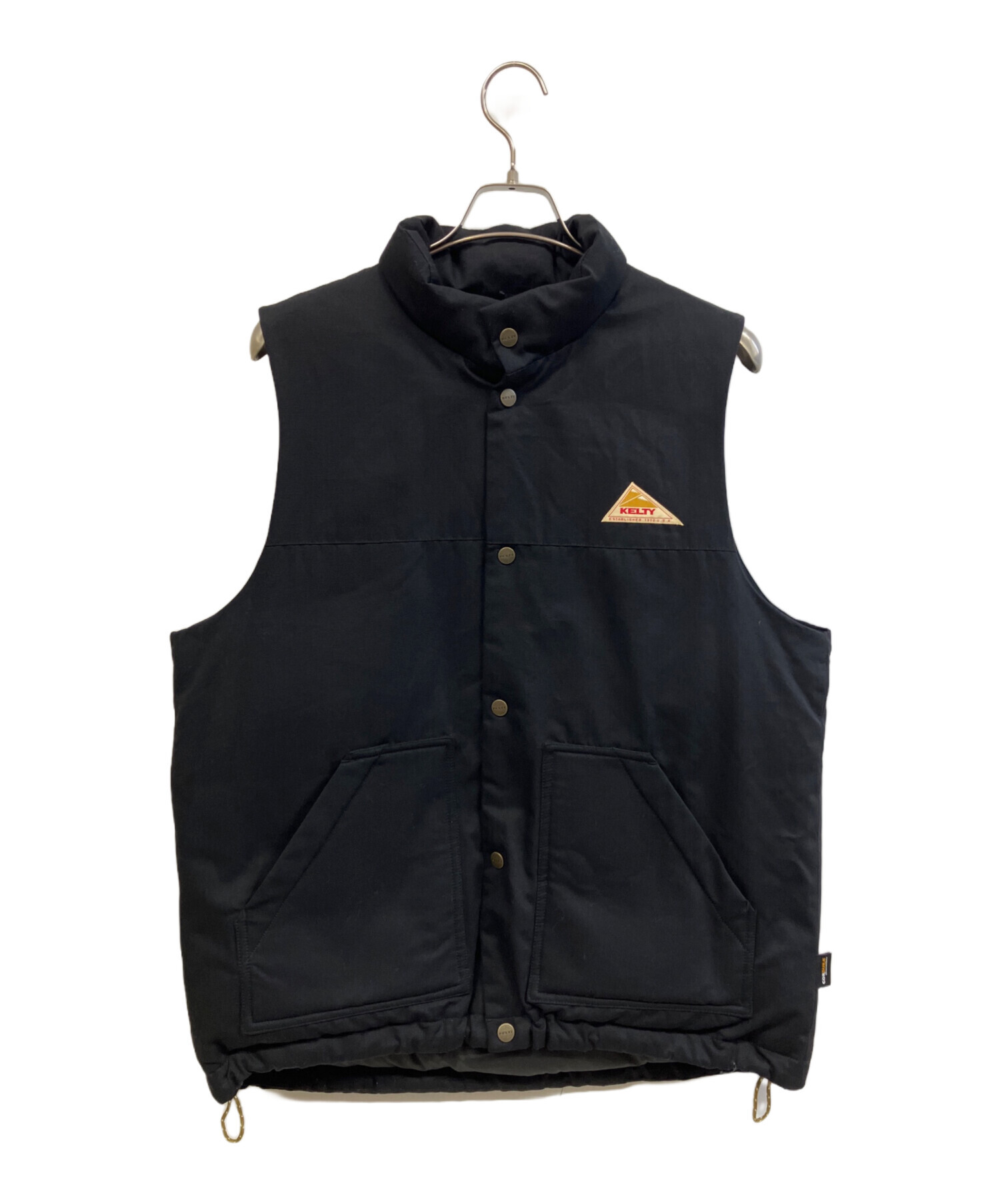 中古・古着通販】KELTY (ケルティ) 中綿ベスト ブラック サイズ:M