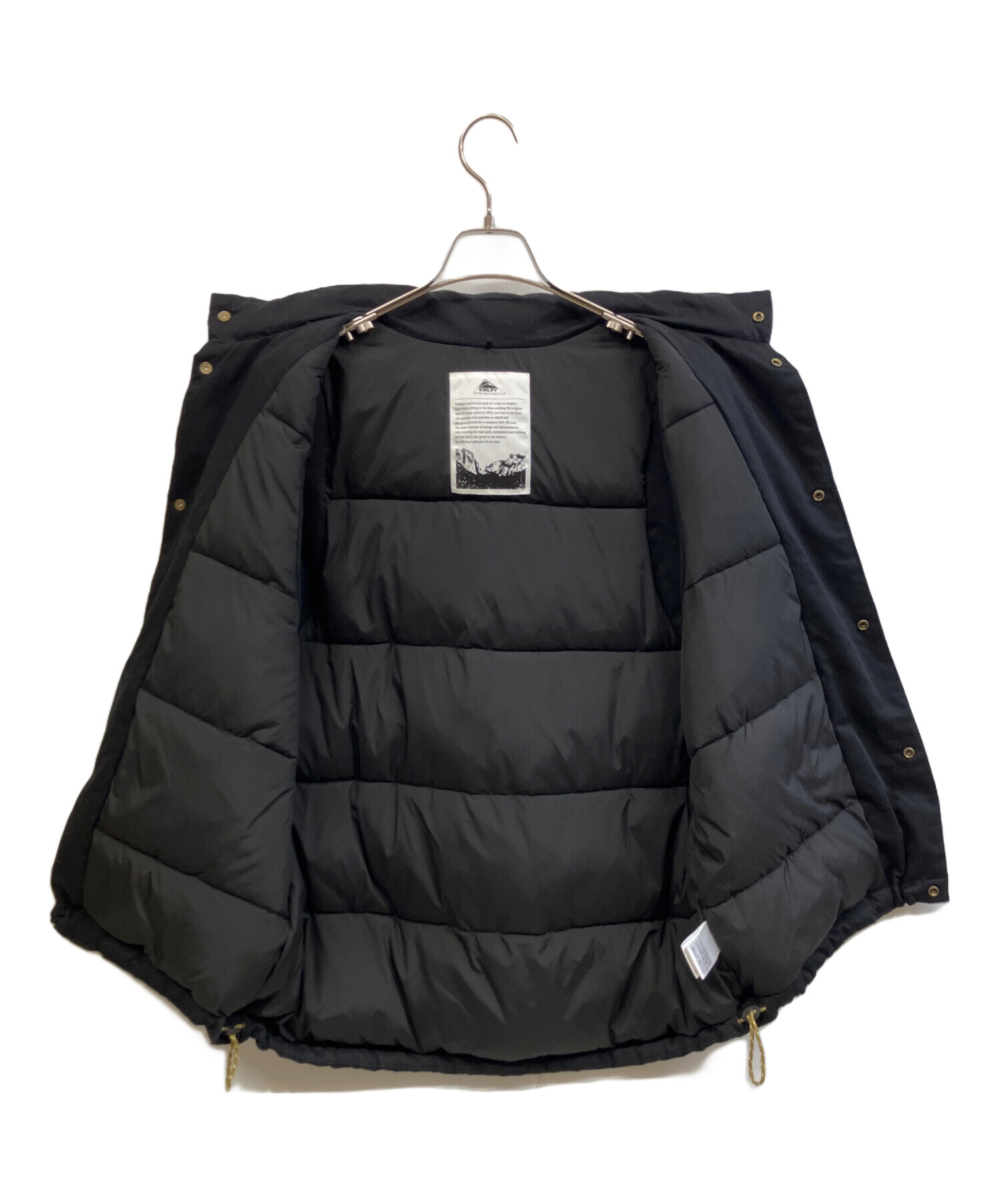 KELTY ベスト【新品未使用品タグ付】 中古・古着通販】KELTY (ケルティ) 中綿ベスト ブラック サイズ:M