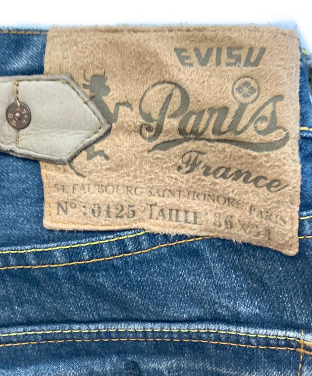 【2月末まで断捨離セール！】EVISU デニムパンツ W34×L35 中古・古着通販】EVISU (エヴィス) デニムパンツ インディゴ サイズ