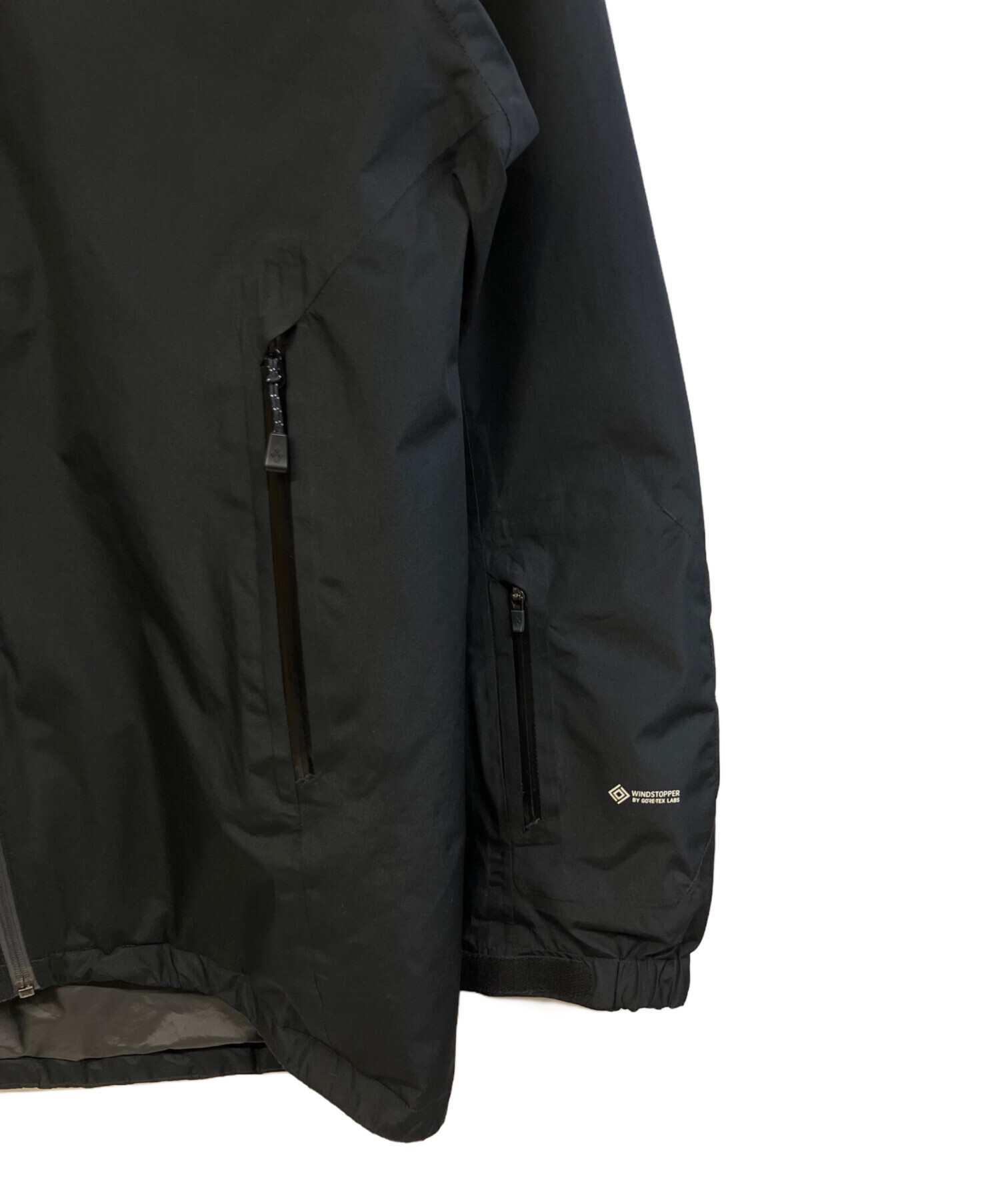 美品　mont-bell フード付きブラックジャケット 中古・古着通販】mont-bell (モンベル) ジップアップジャケット