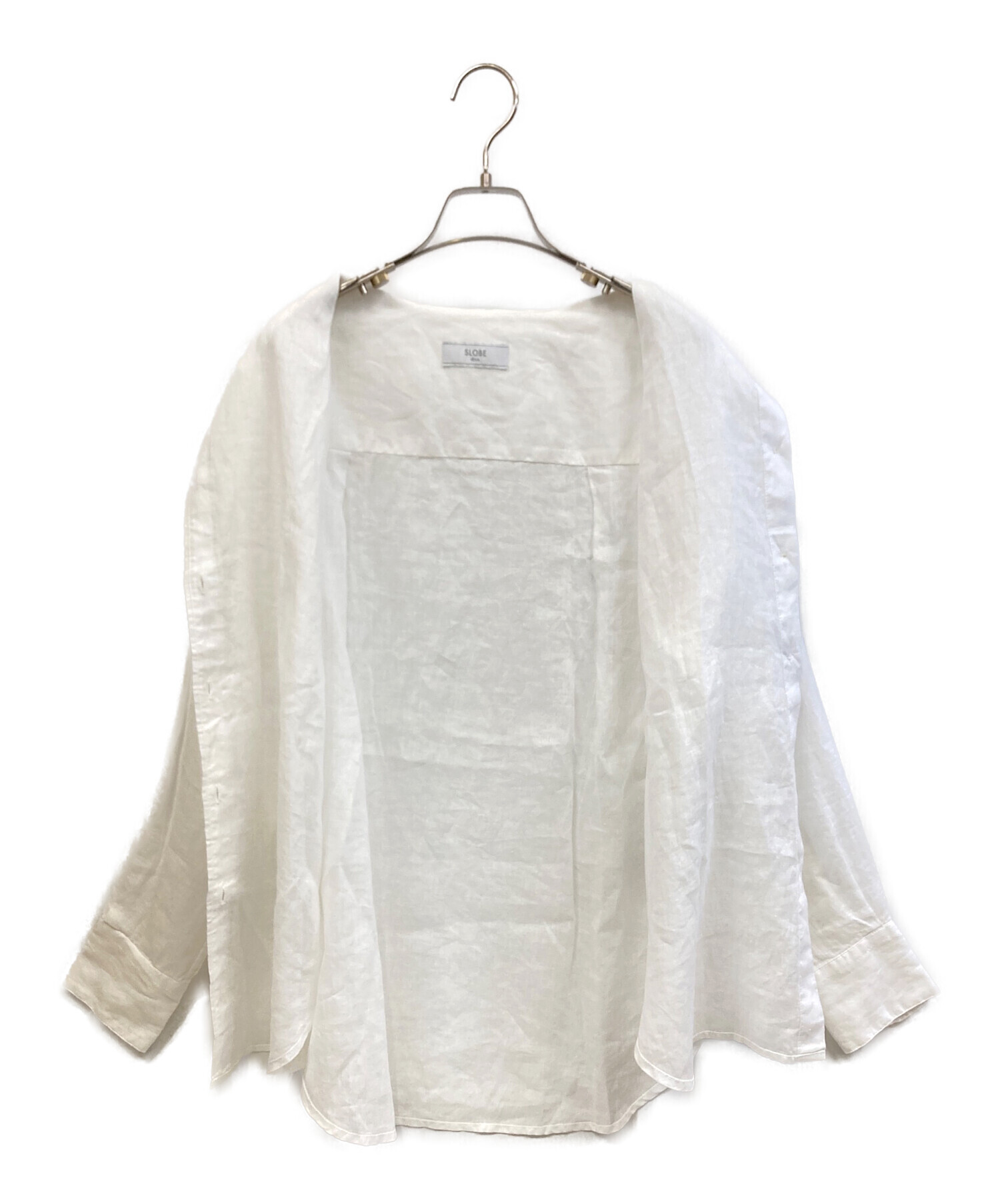 中古・古着通販】SLOBE IENA (スローブ イエナ) 長袖シャツ ホワイト 