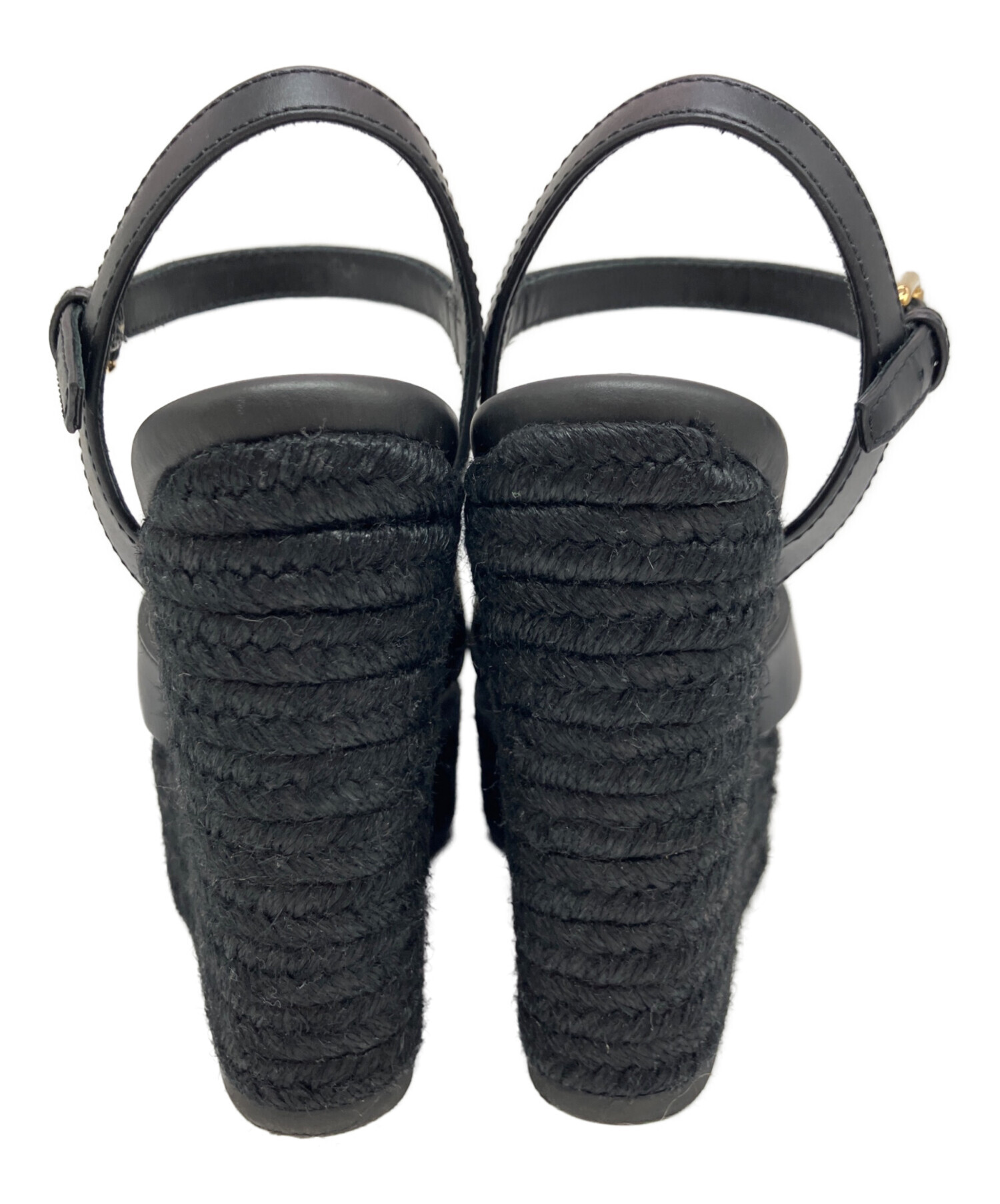 中古・古着通販】LOUIS VUITTON (ルイ ヴィトン) サンダル ブラック