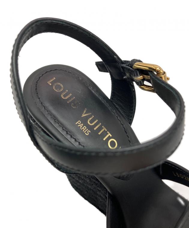 中古・古着通販】LOUIS VUITTON (ルイ ヴィトン) サンダル ブラック
