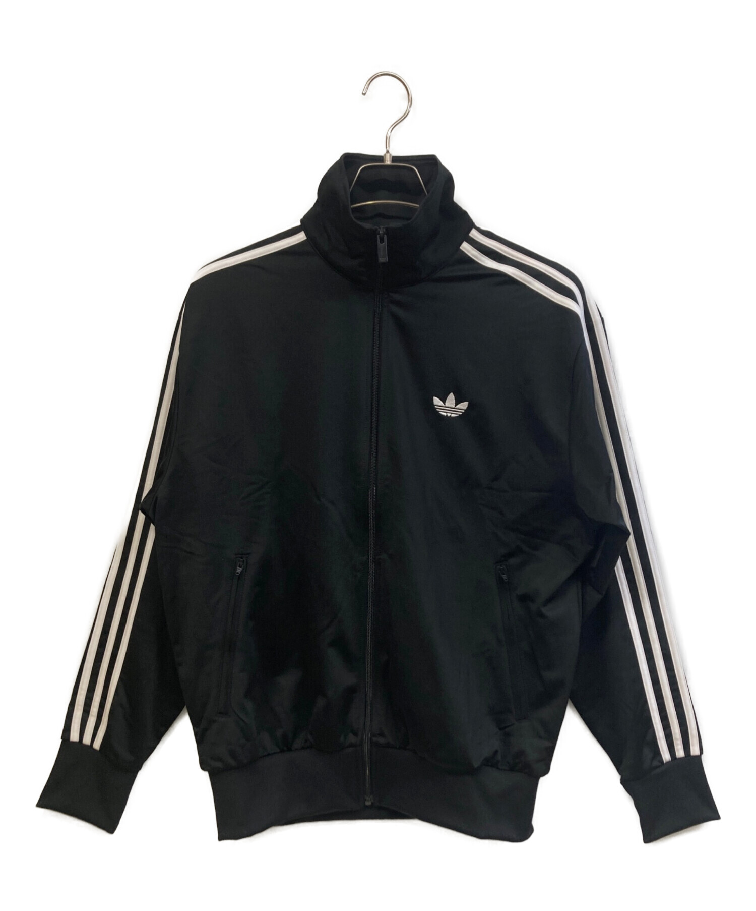 中古・古着通販】adidas アディダス★トラックジャケット★中古品【ヴィンテージ】黒 レア！adidas (アディダス) ブラック トラックジャケット ウォーキング・ランニングウェア