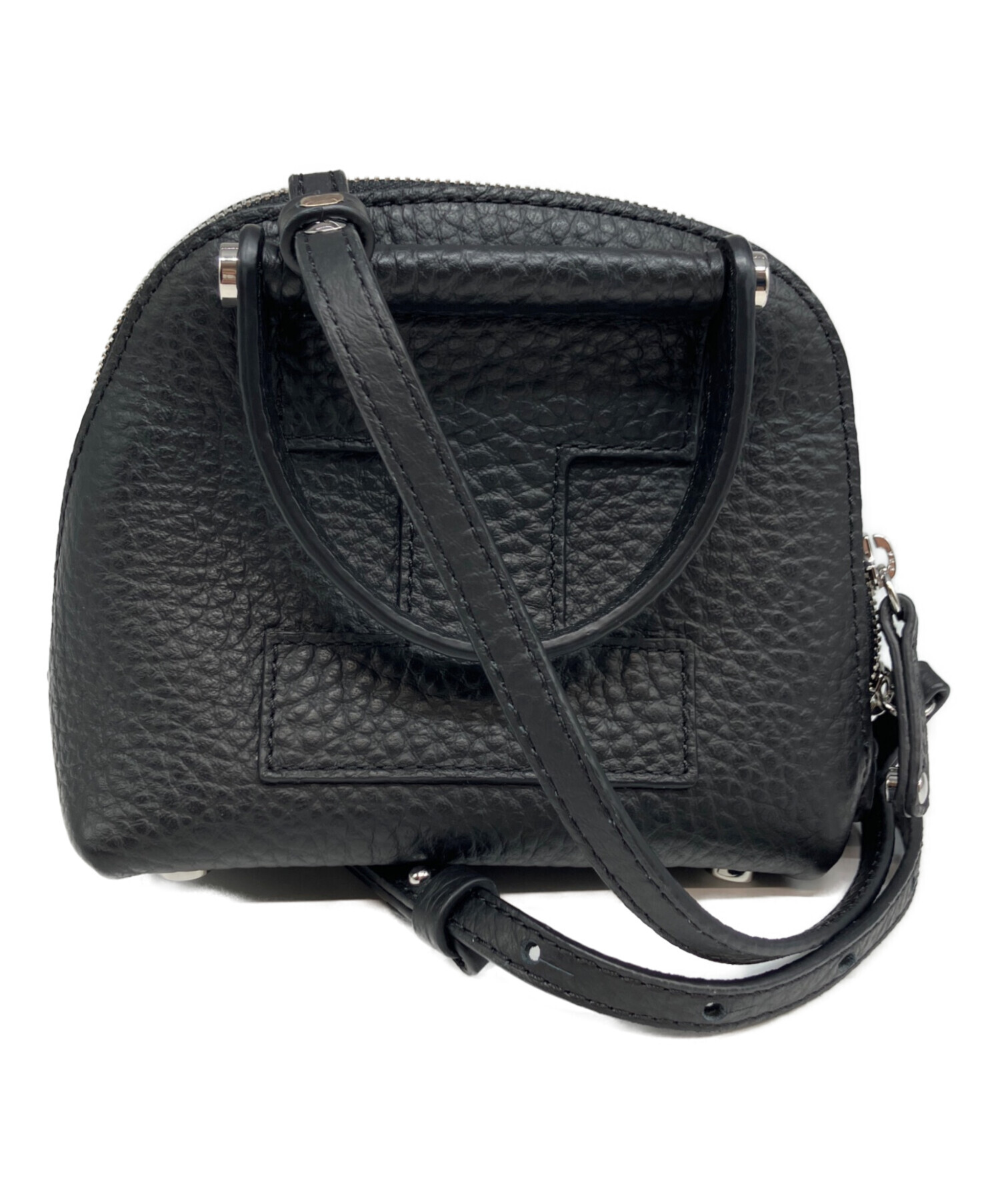 美品■IACUCCI オールレザー ショルダーバッグ　ブラック ウエストポーチ 中古・古着通販】IACUCCI (イアクッチ) ショルダーバッグ ブラック