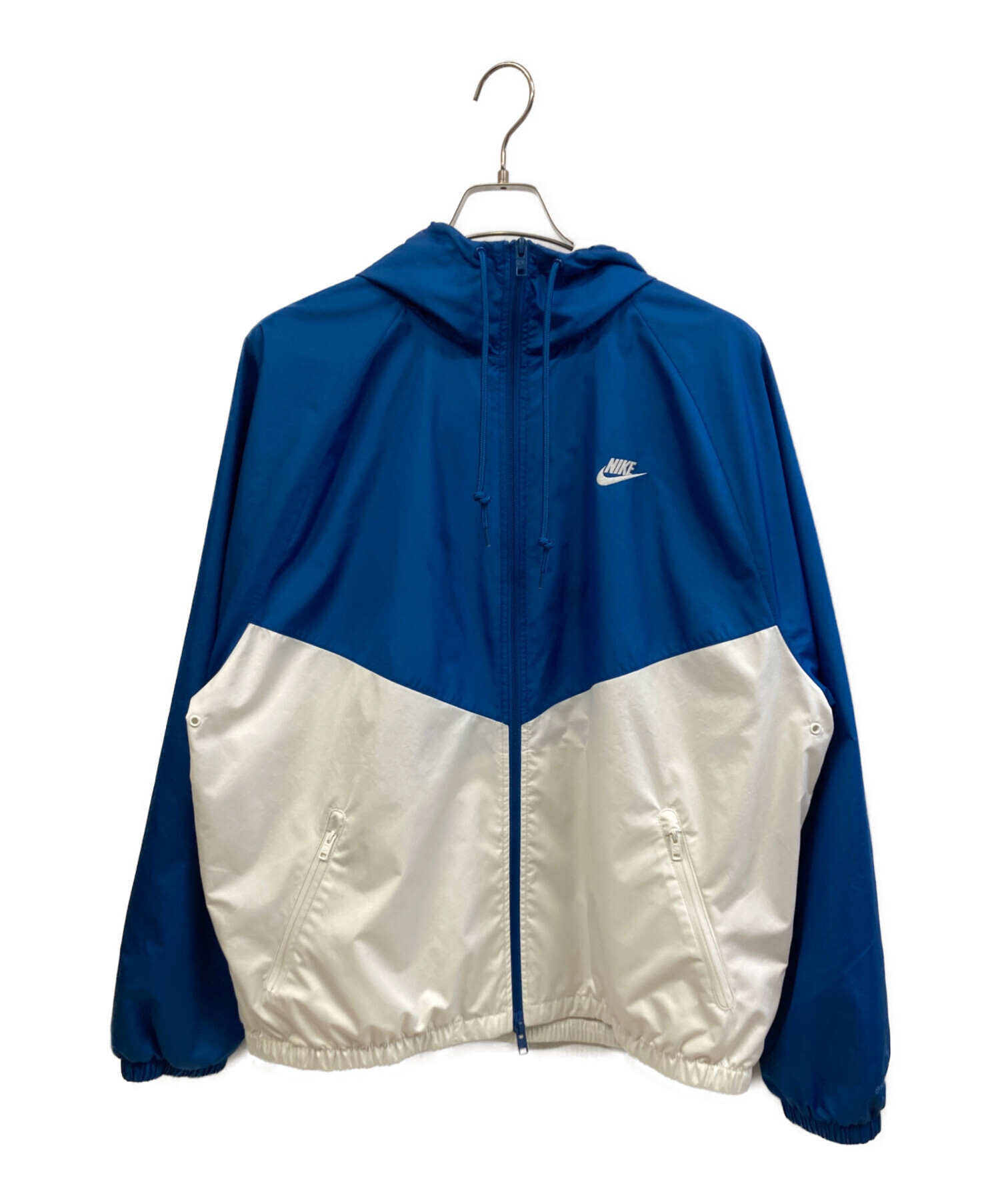 中古NIKEナイキランニングジャケットウィンドブレーカー 中古・古着通販】NIKE (ナイキ) ウインドブレーカー ブルー サイズ:XL